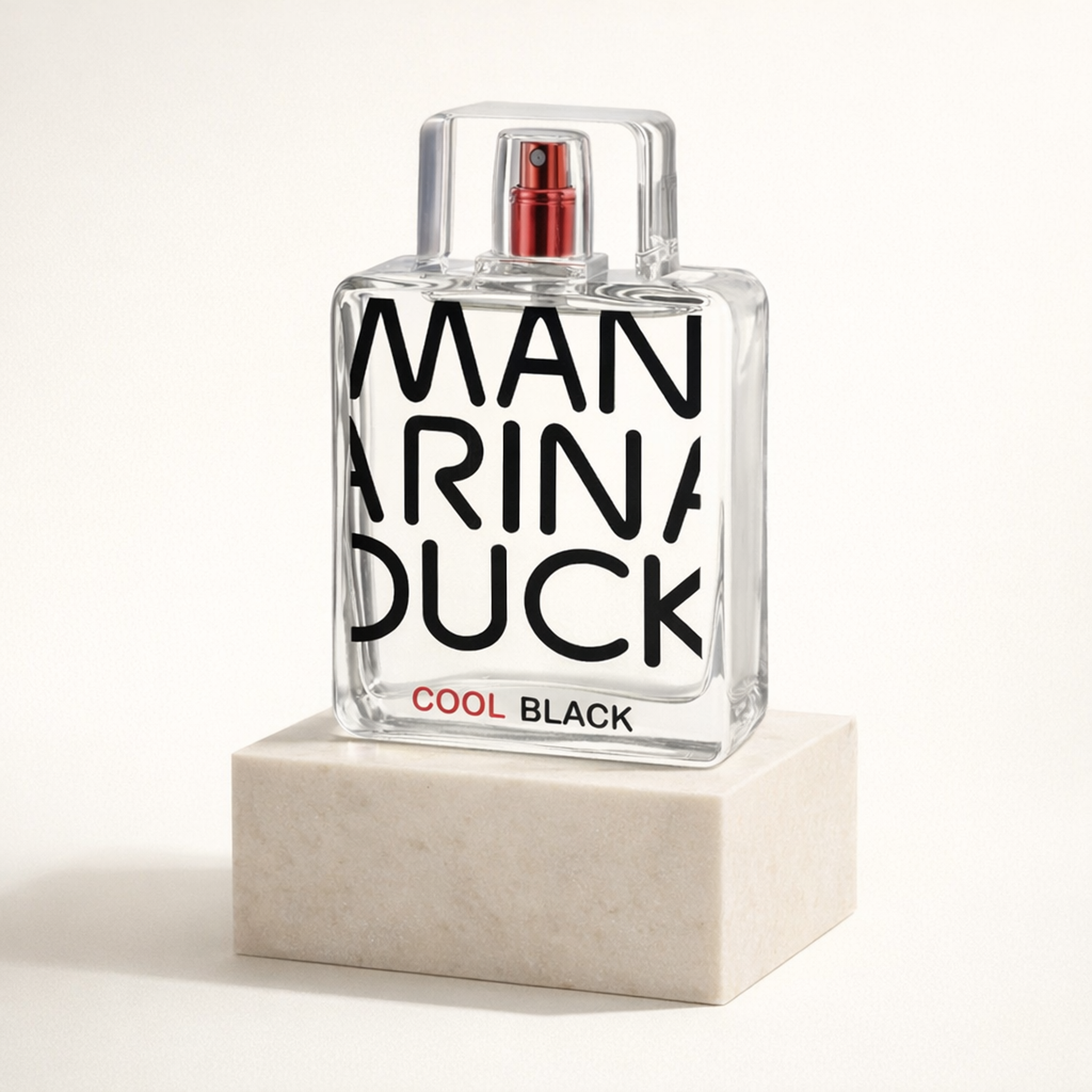 Mandarina Duck Cool Black EDT For Men upright pedestal gallery showcase