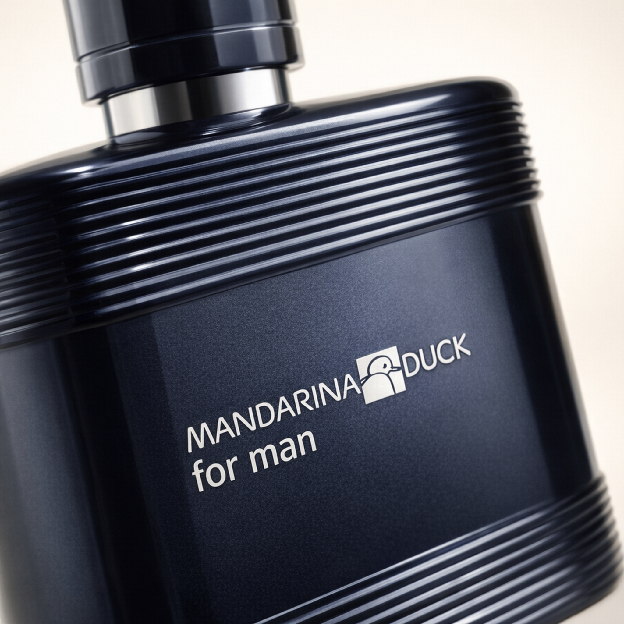 Mandarina Duck For Man EDP For Men macro label detail gallery showcase