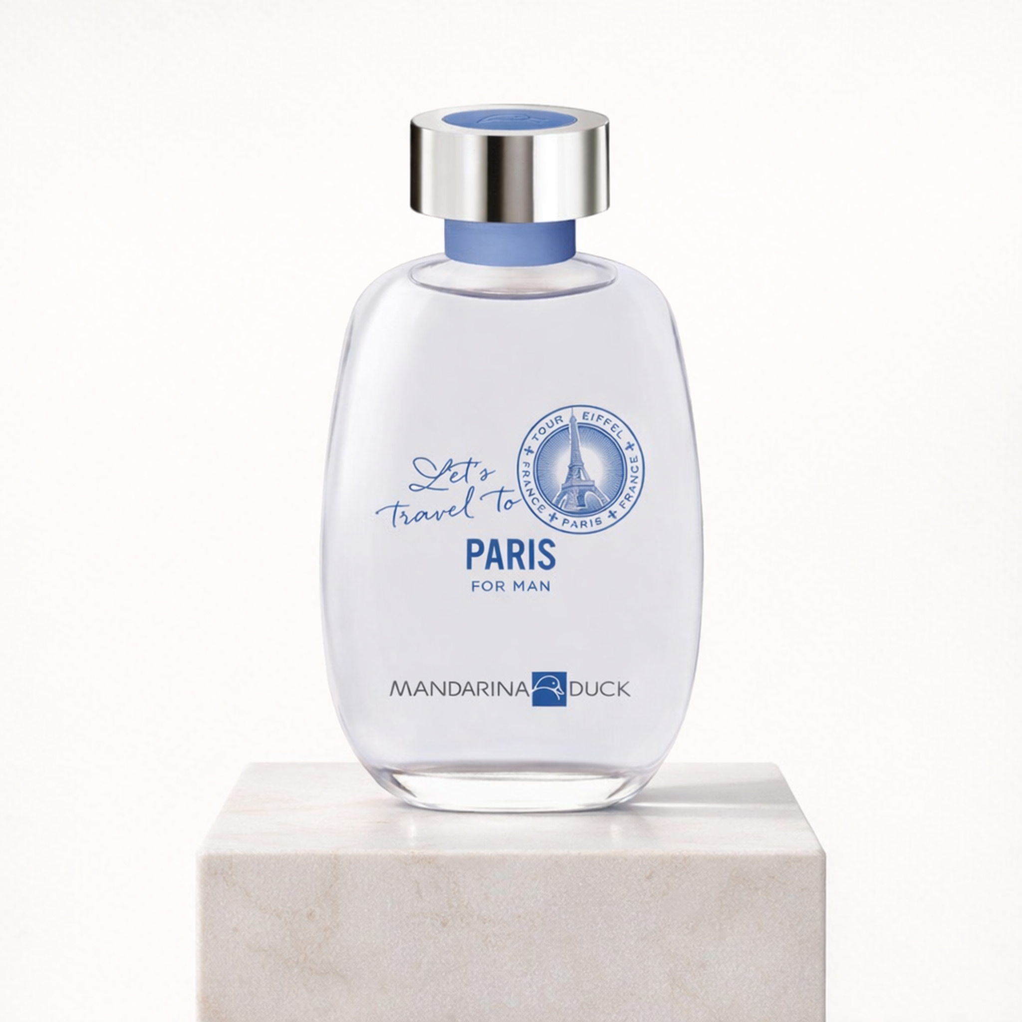 Mandarina Duck Let'S Travel To Paris EDT For Women upright pedestal gallery showcase