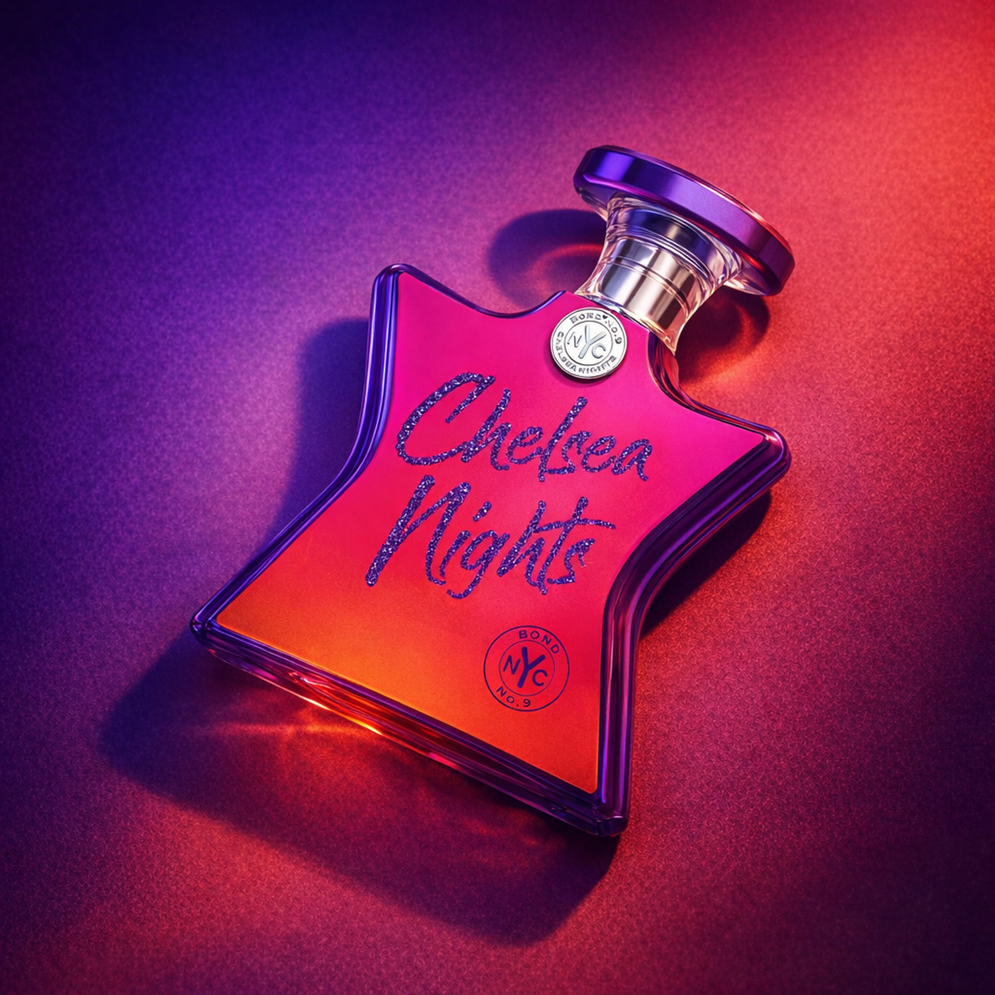 Bond No.9 New York Chelsea Nights Limited Edition Swarovski EDP angled still-life gallery showcase