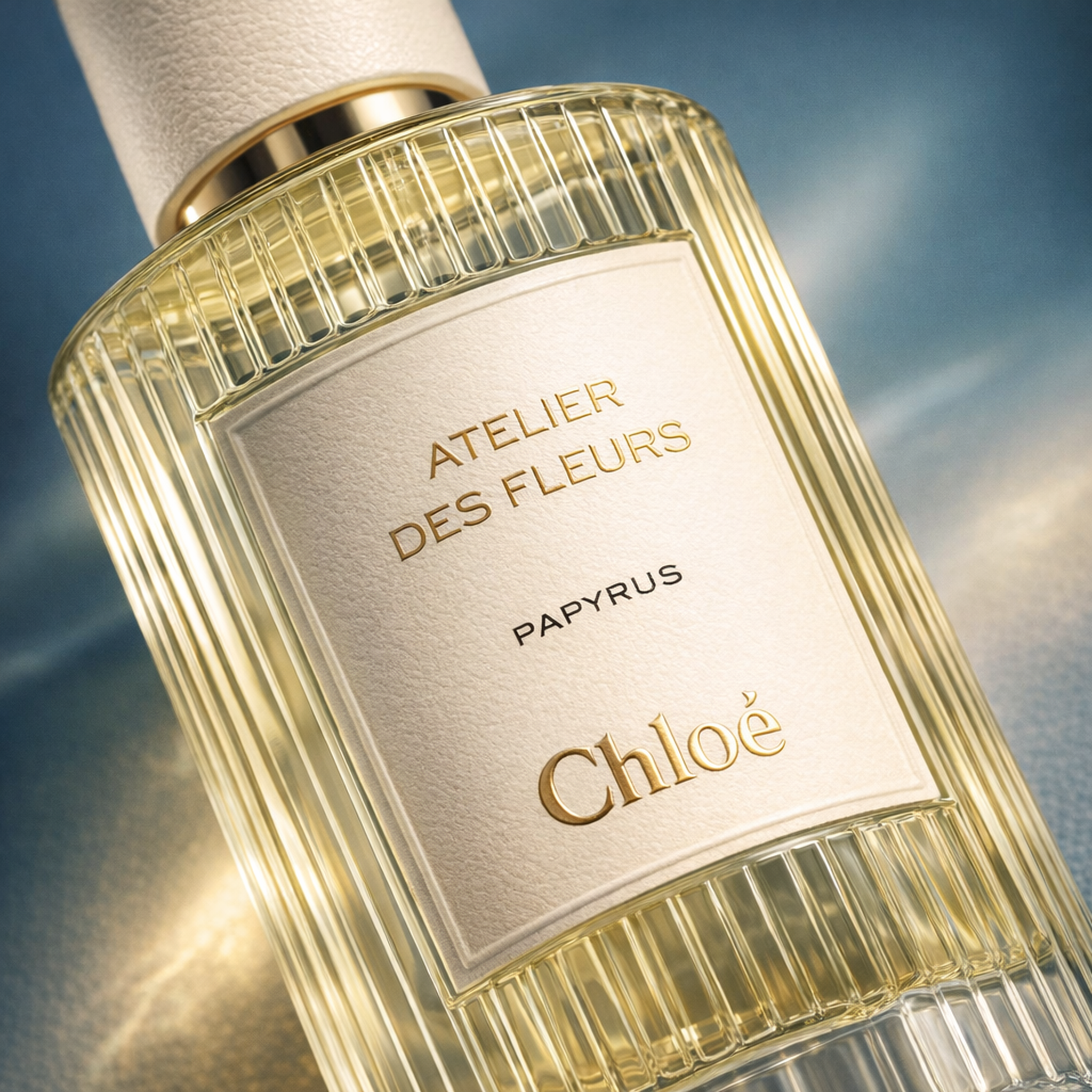 Chloe Atelier Des Fleurs Papyrus EDP macro label detail gallery showcase