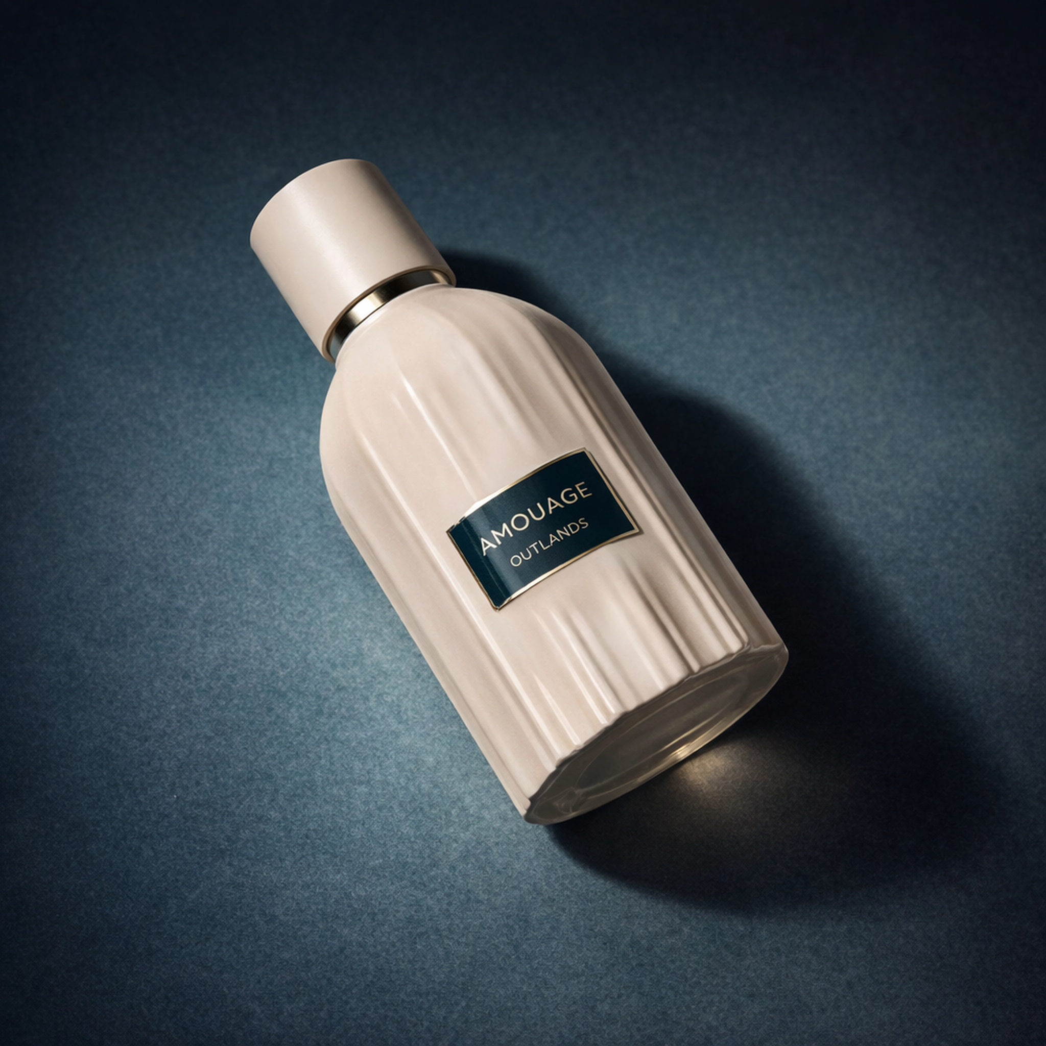Amouage Outlands Extrait de Parfum angled still-life gallery showcase