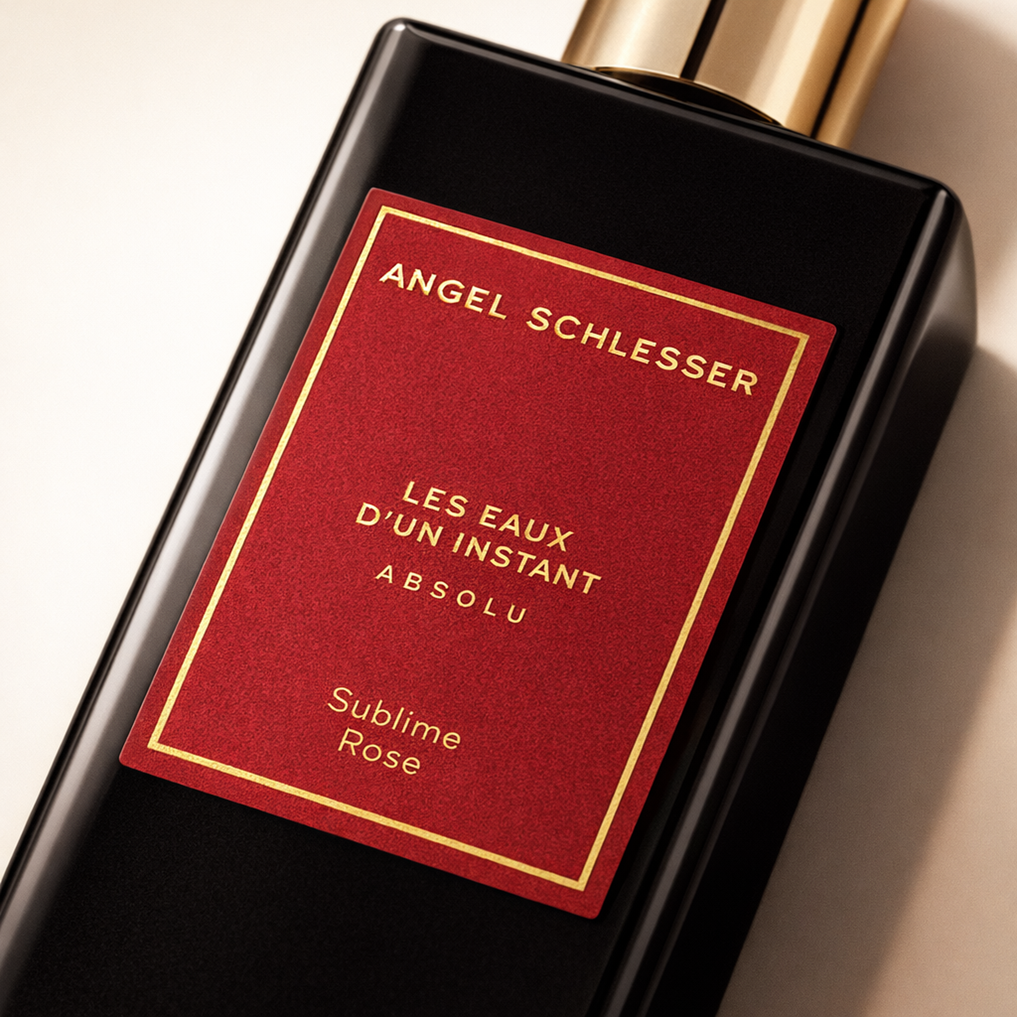 Angel Schlesser les Eaux D'un Instant Absolu Sublime Rose EDP macro label detail gallery showcase