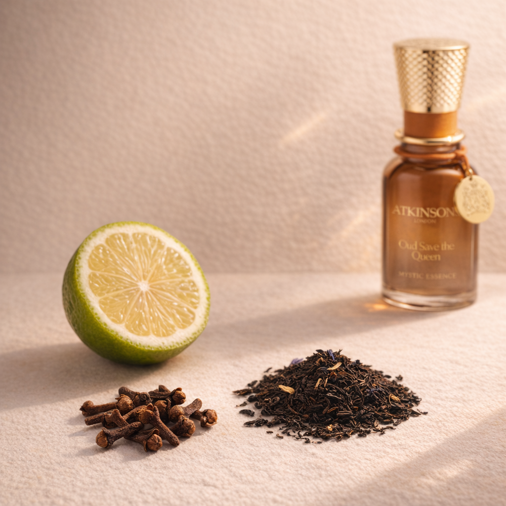 Atkinsons Oud Save the Queen Mystic Essence Concentrated Fragrance Alcohol Free for Women fragrance notes image