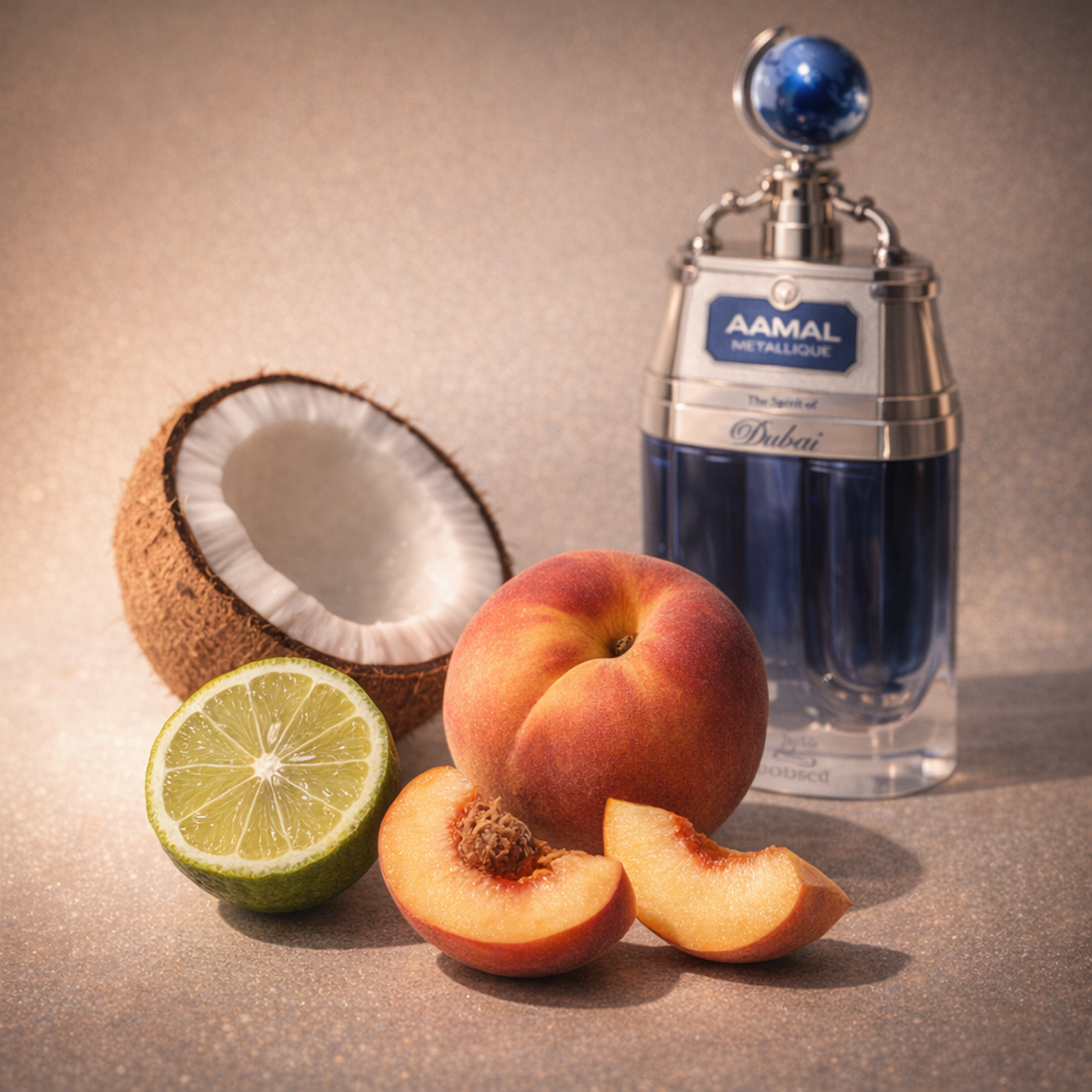 The Spirit of Dubai Aamal Metallique EDP fragrance notes image
