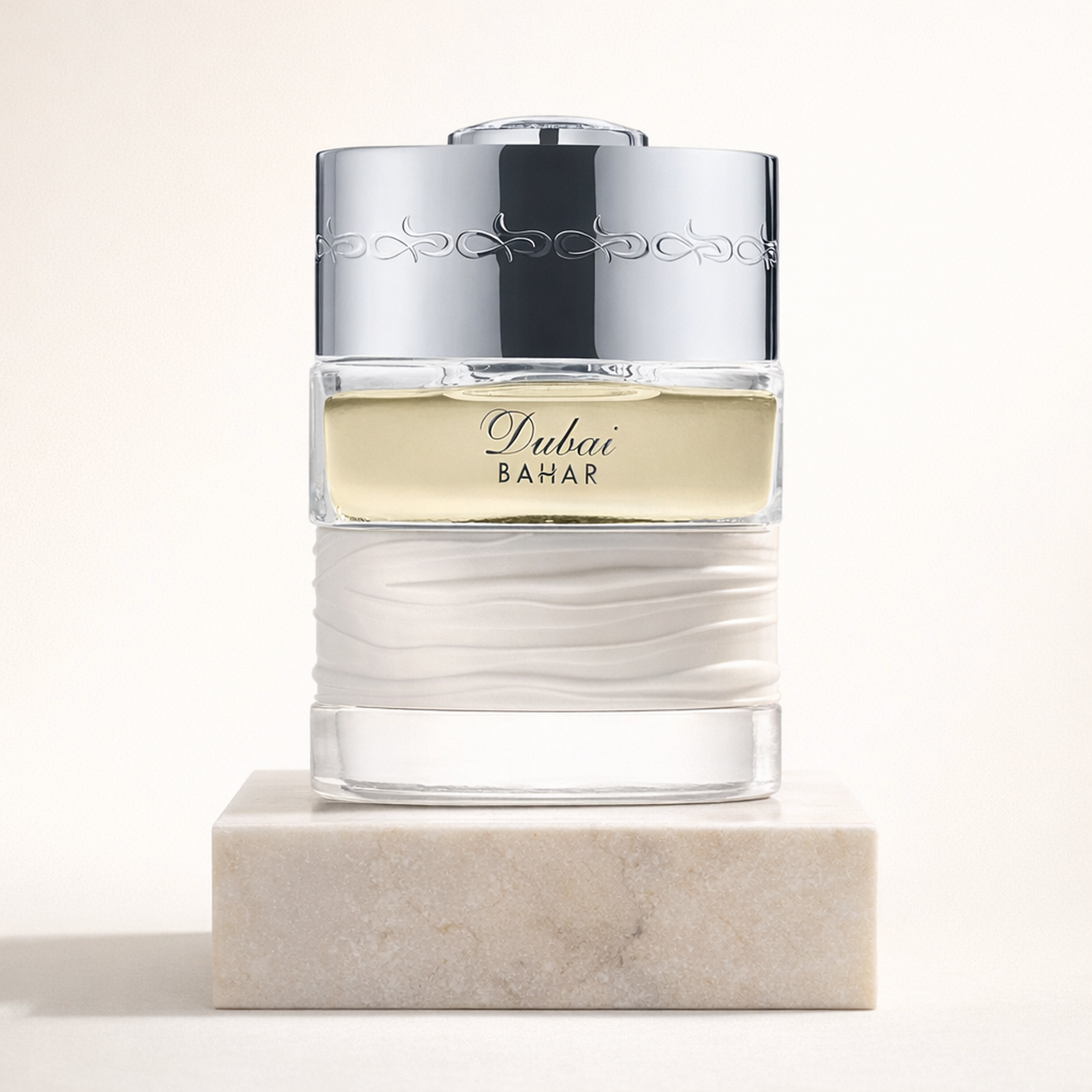 The Spirit of Dubai Bahar EDP upright pedestal gallery showcase