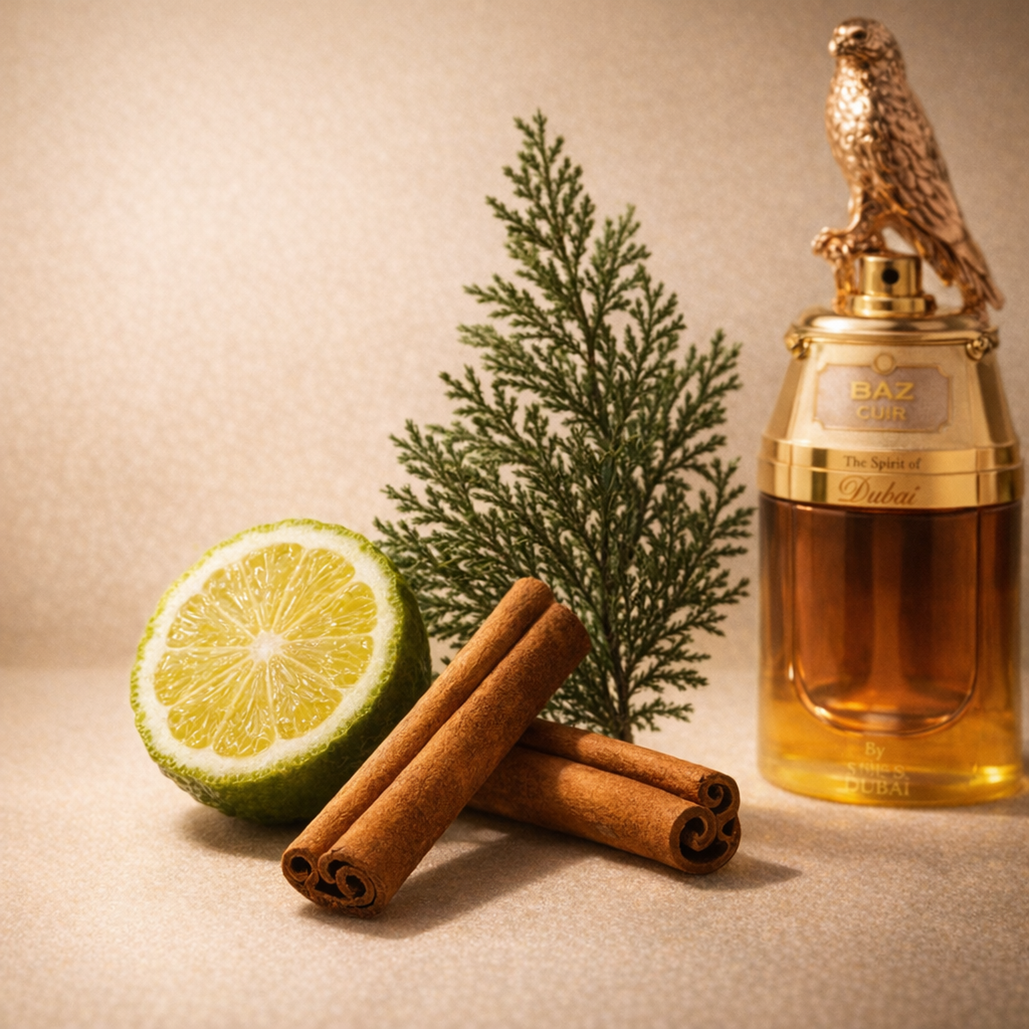 The Spirit of Dubai Baz Cuir EDP fragrance notes image
