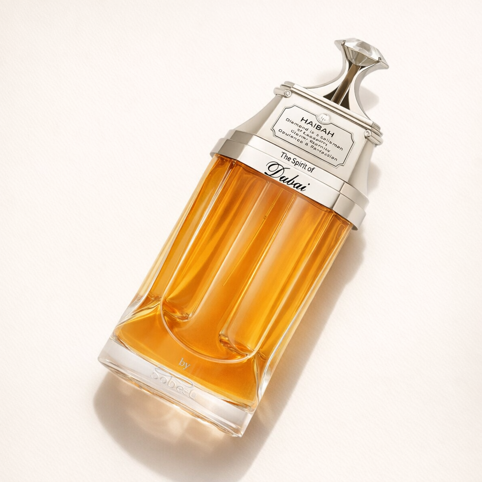 The Spirit of Dubai Haibah EDP angled still-life gallery showcase