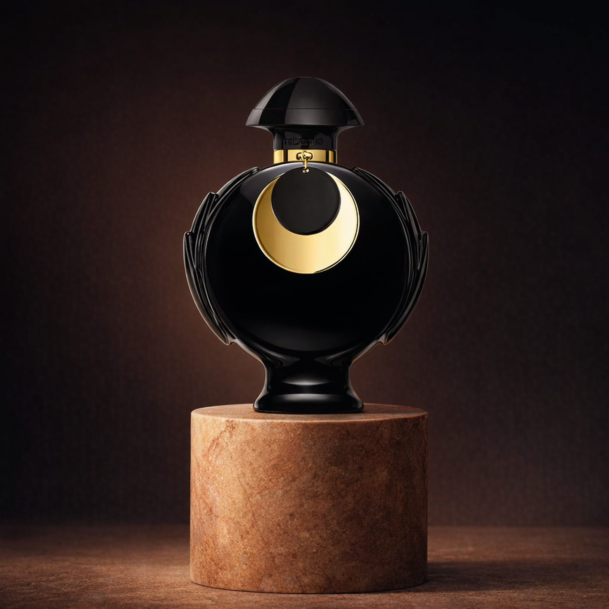 Paco Rabanne Olympea Absolu Parfum Intense For Women upright pedestal gallery showcase