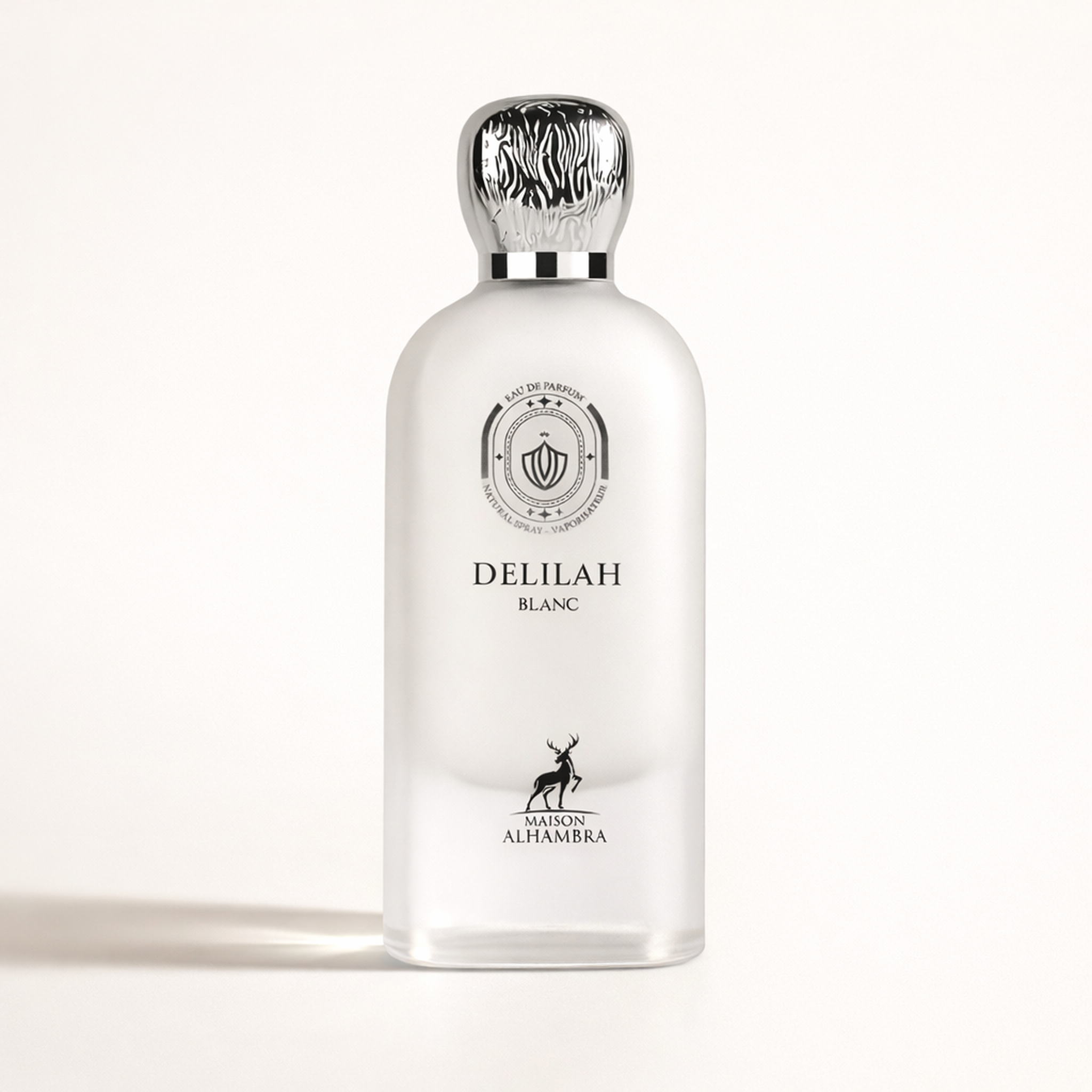 Maison Alhambra Delilah Blanc EDP low three-quarter hero gallery showcase