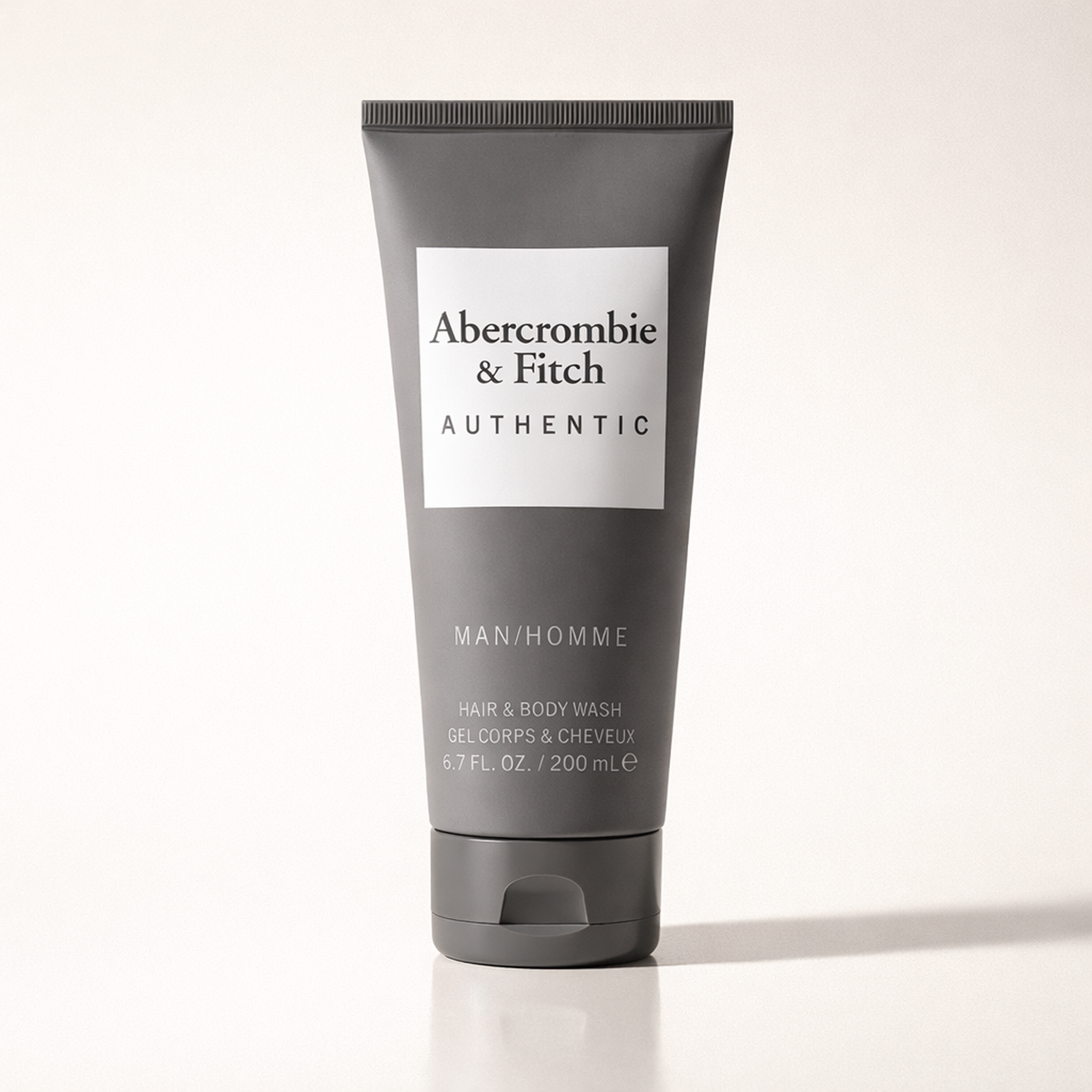 Abercrombie & Fitch Authentic Man Hair & Body Wash low three-quarter hero gallery showcase