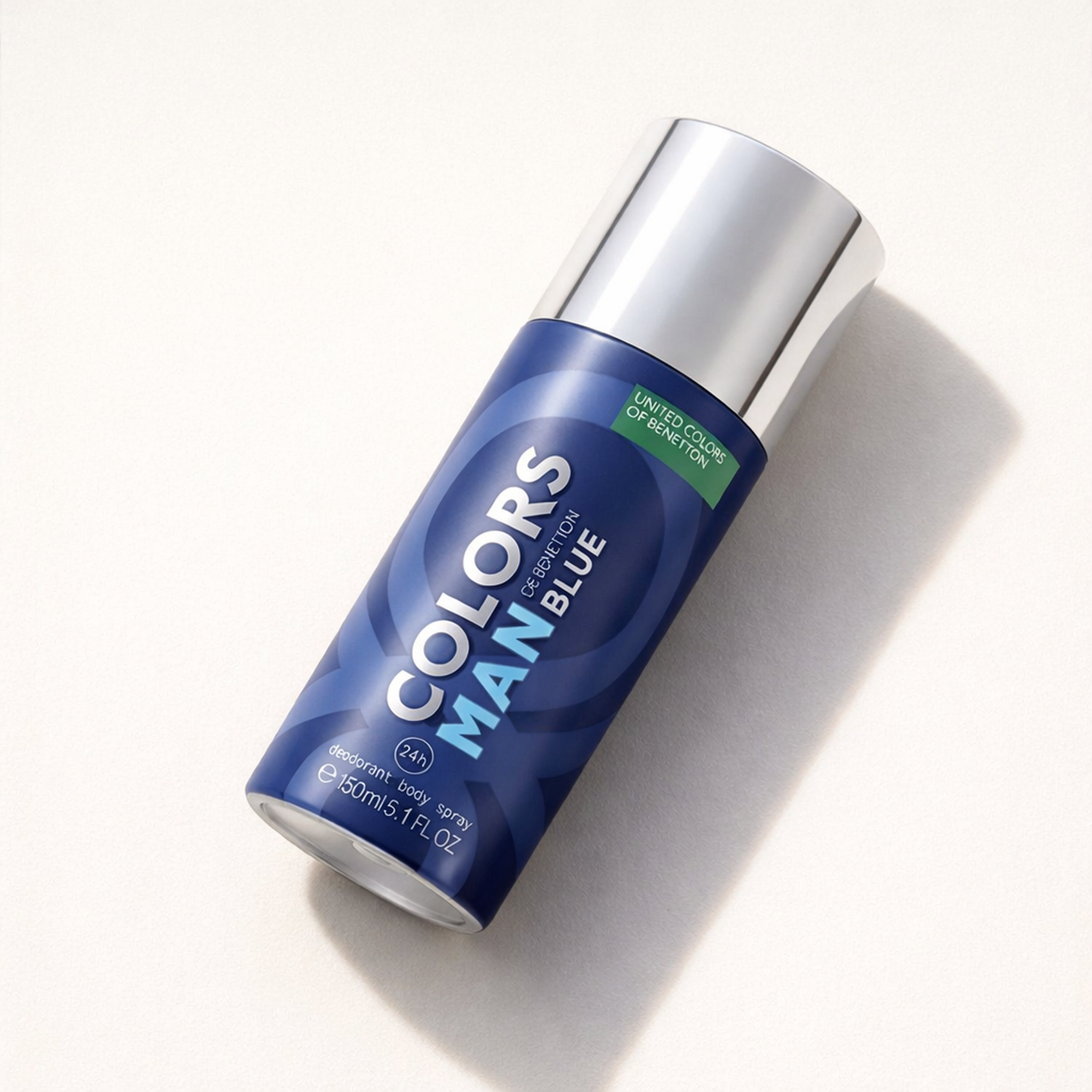 Benetton Colors De Benetton Blue Man Body Spray angled still-life gallery showcase