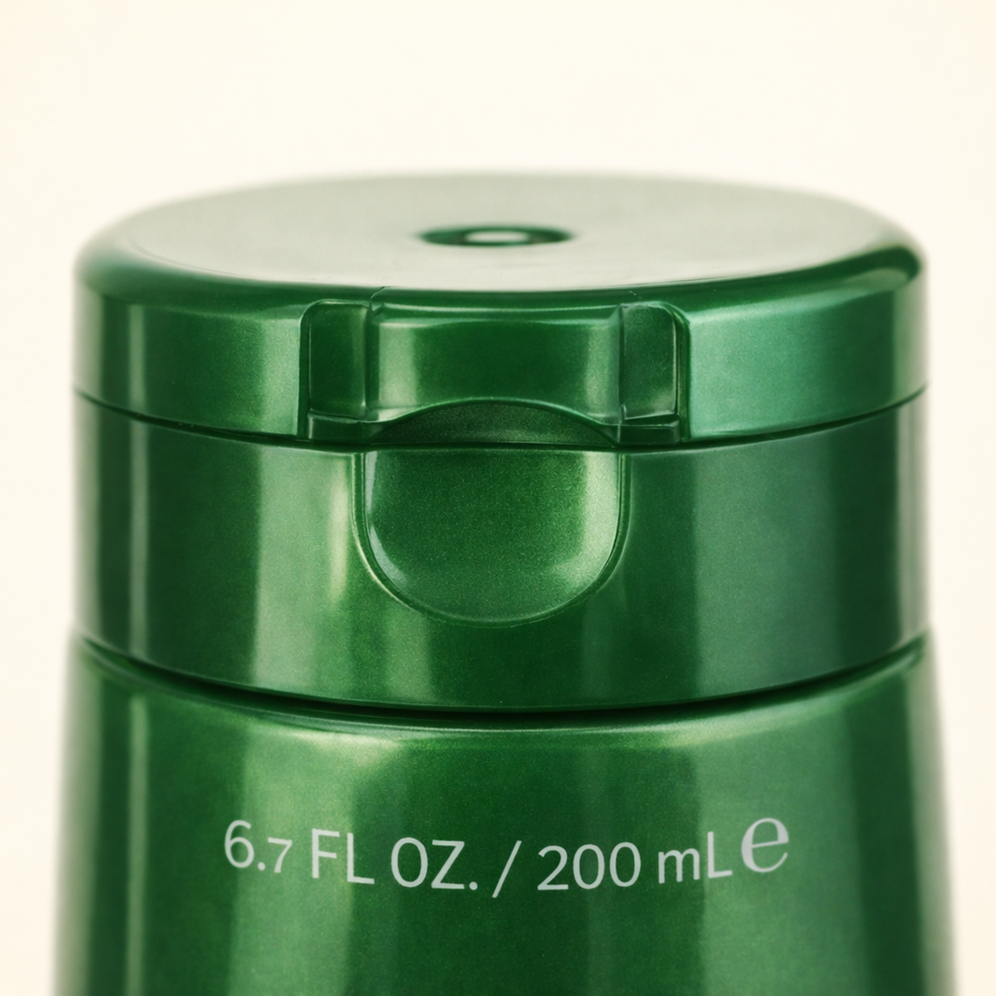 Guess Green Shower Gel cap macro detail gallery showcase