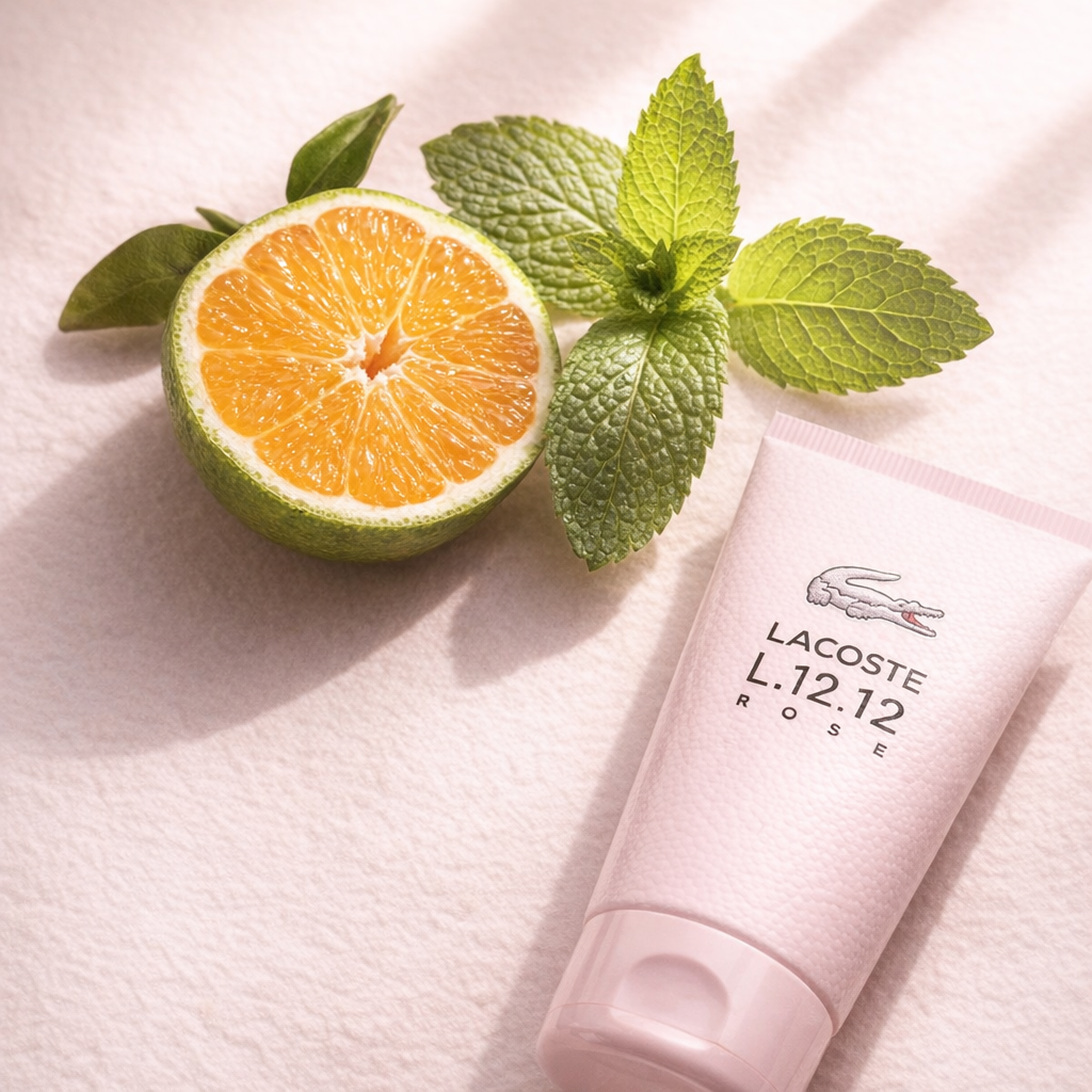 Lacoste L.12.12 Rose Body Lotion fragrance notes image