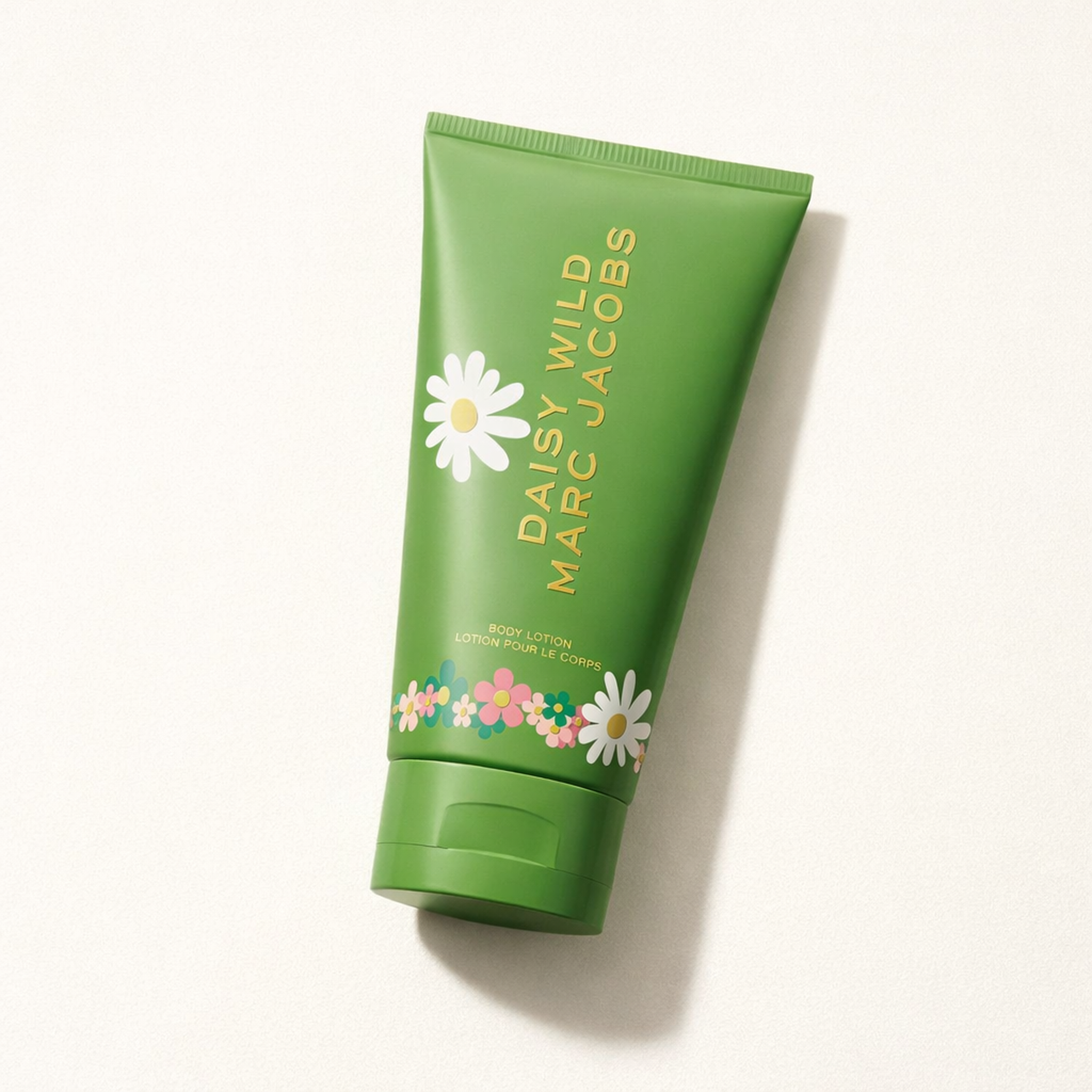Marc Jacobs Daisy Wild Body Lotion angled still-life gallery showcase
