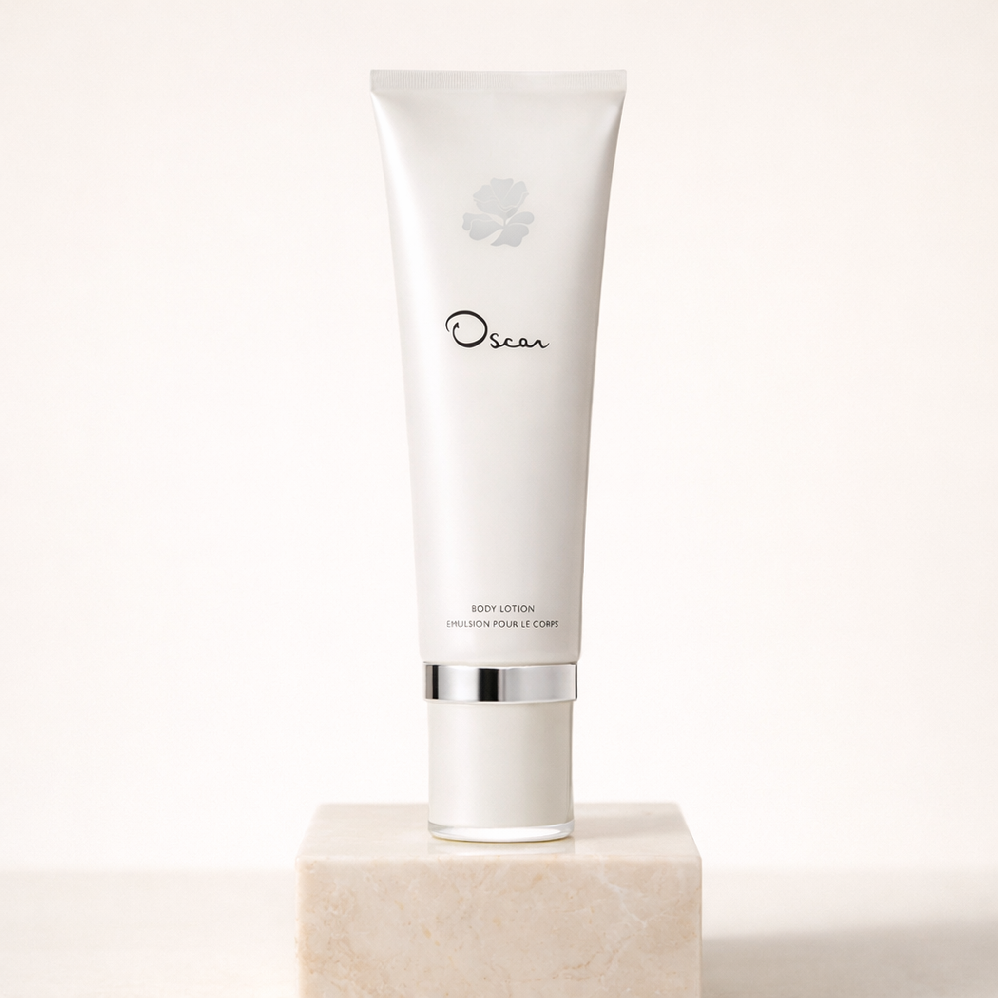 Oscar De La Renta Alibi Eau Sensuelle Body Lotion upright pedestal gallery showcase