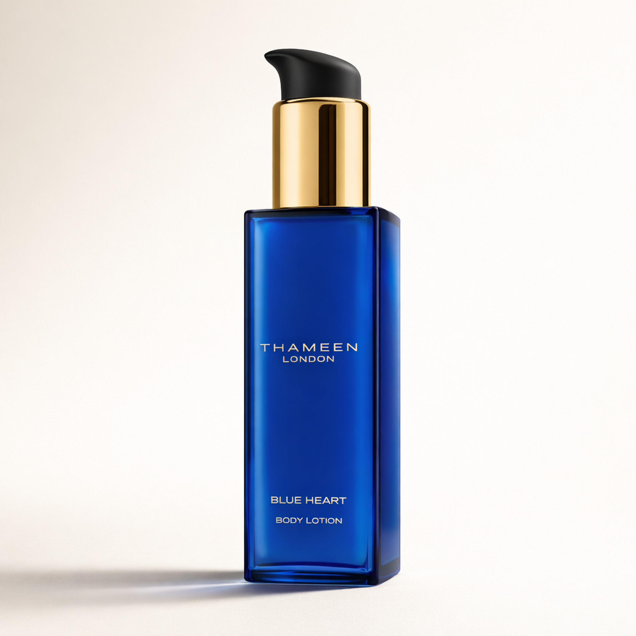 Thameen Treasure Collection Blue Heart Body Lotion low three-quarter hero gallery showcase