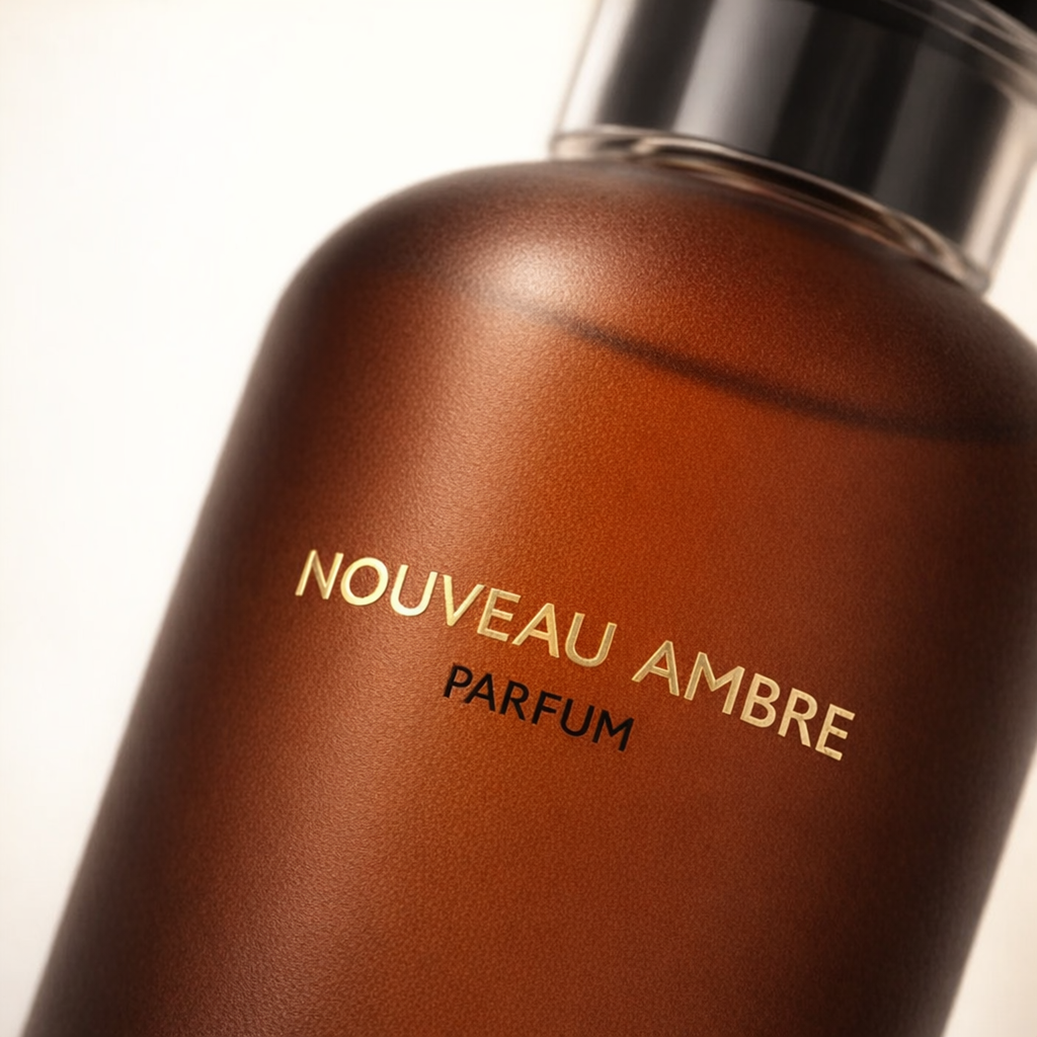 Flavia Nouveau Ambre Parfum macro label detail gallery showcase