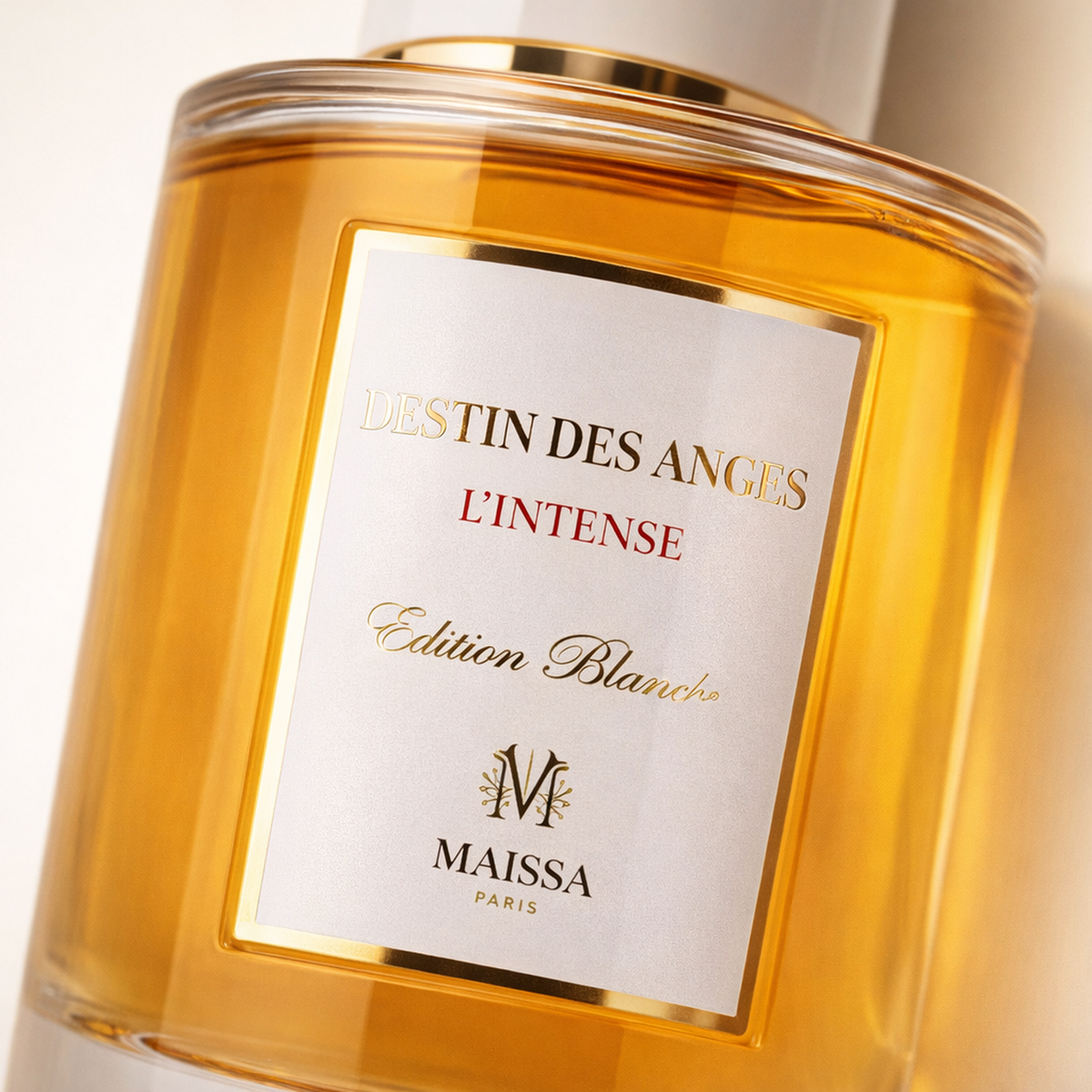 Maissa Destin Des Anges L'Intense EDP For Women macro label detail gallery showcase