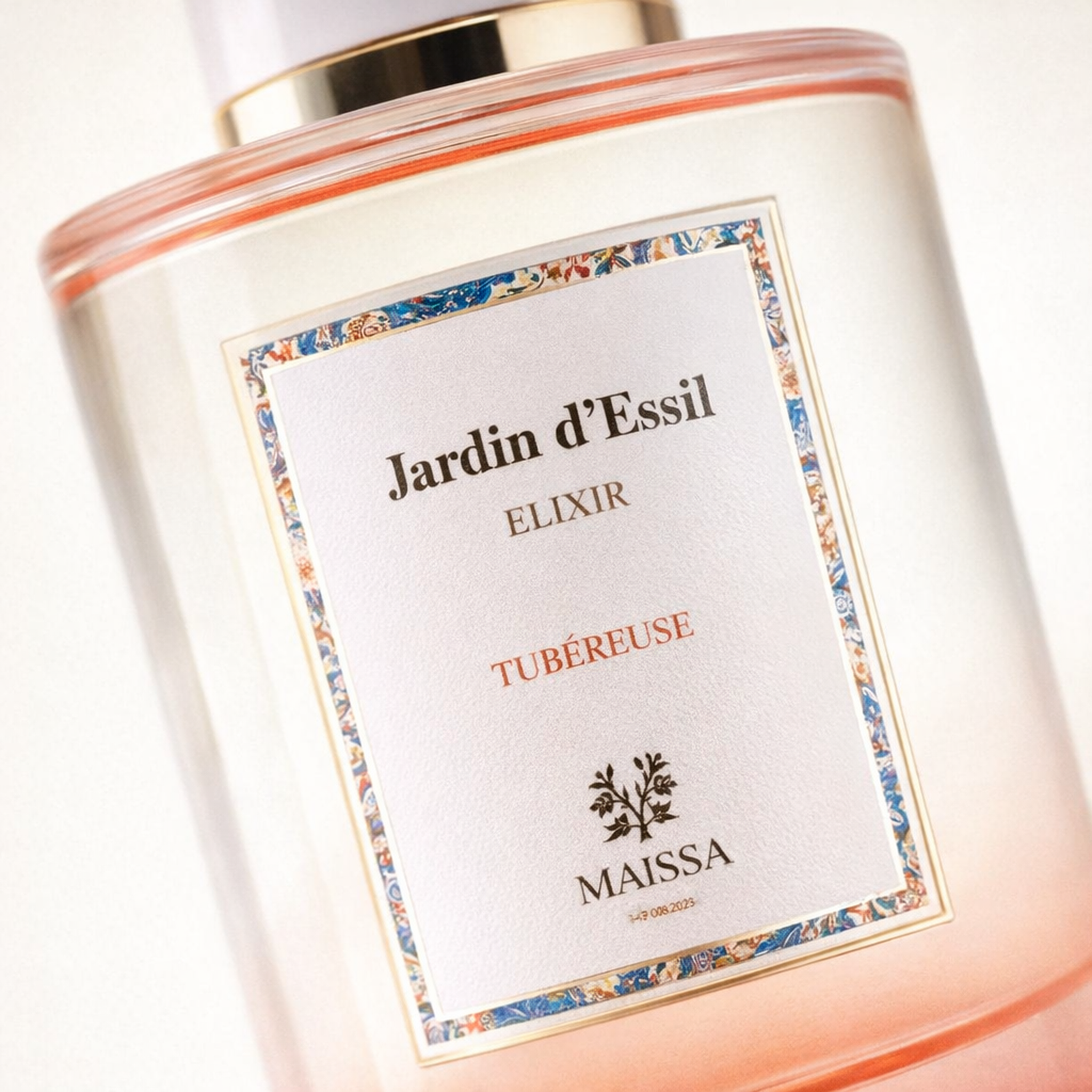 Maissa Jardin D'Essai EDP macro label detail gallery showcase