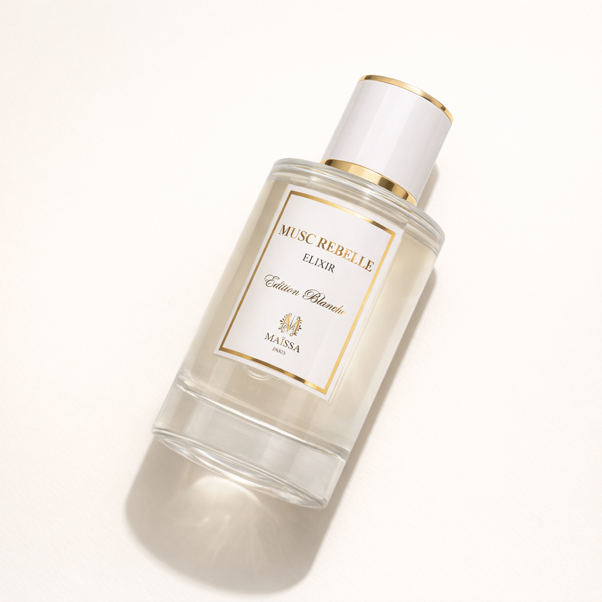 Maissa Musc Rebelle Elixir EDP angled still-life gallery showcase