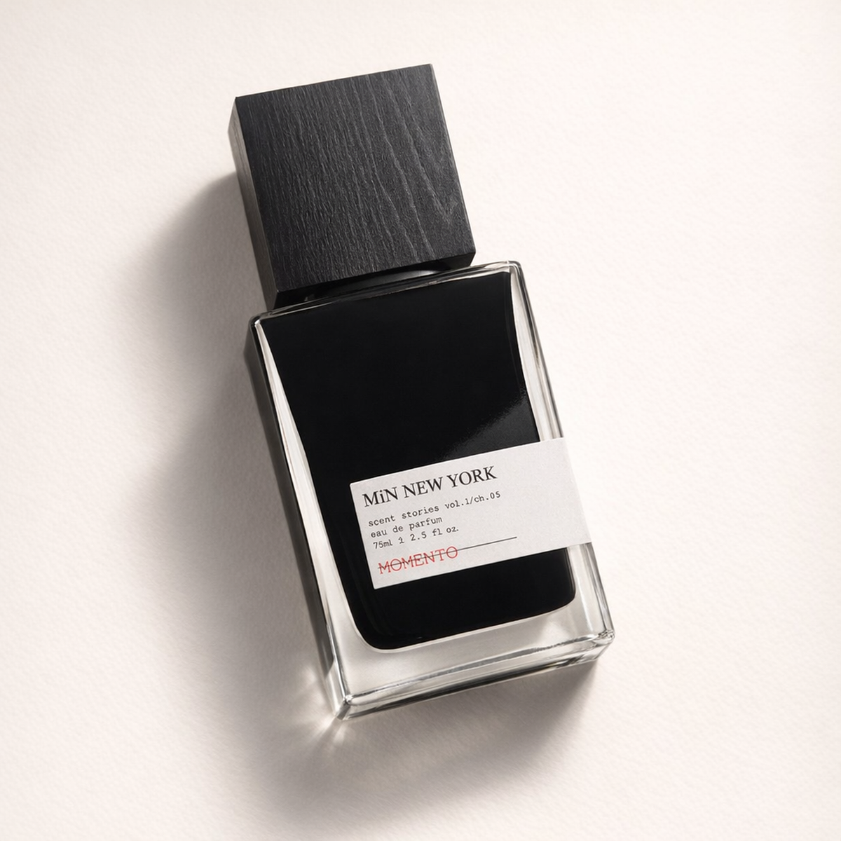 Min New York Momento EDP angled still-life gallery showcase