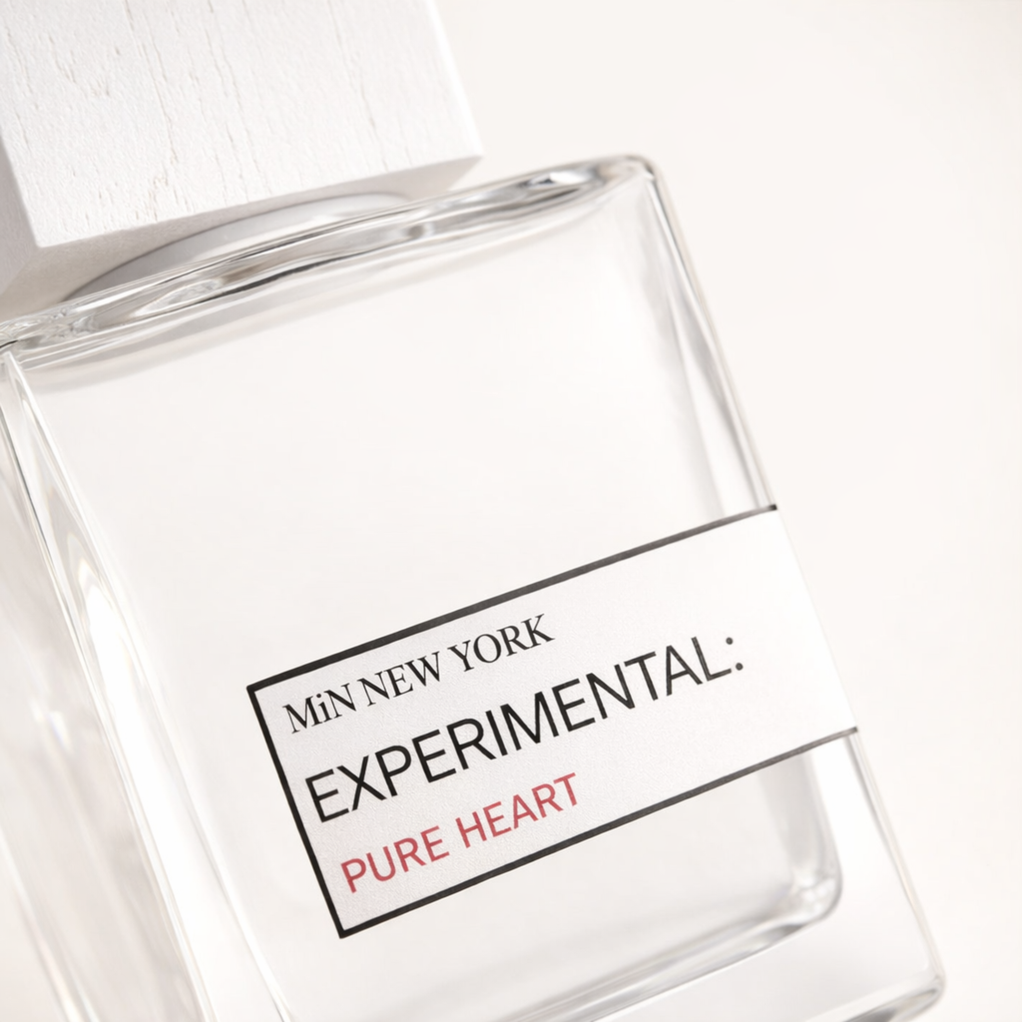 Min New York Pure Heart EDP macro label detail gallery showcase