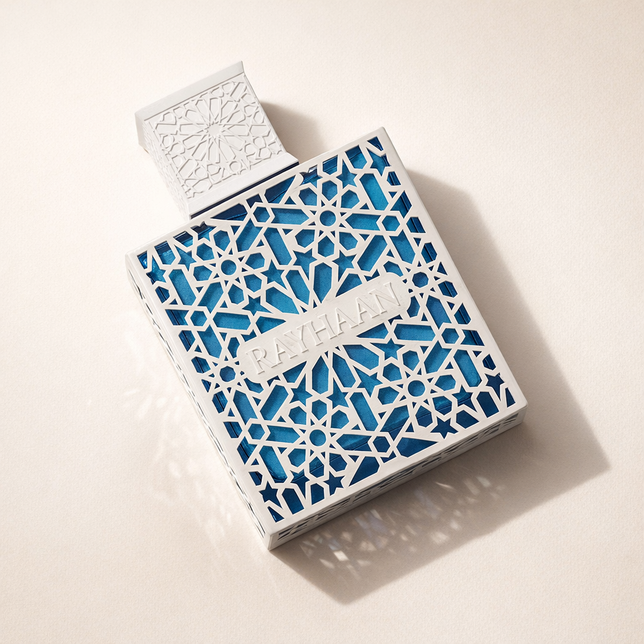Rayhaan Azul EDP angled still-life gallery showcase