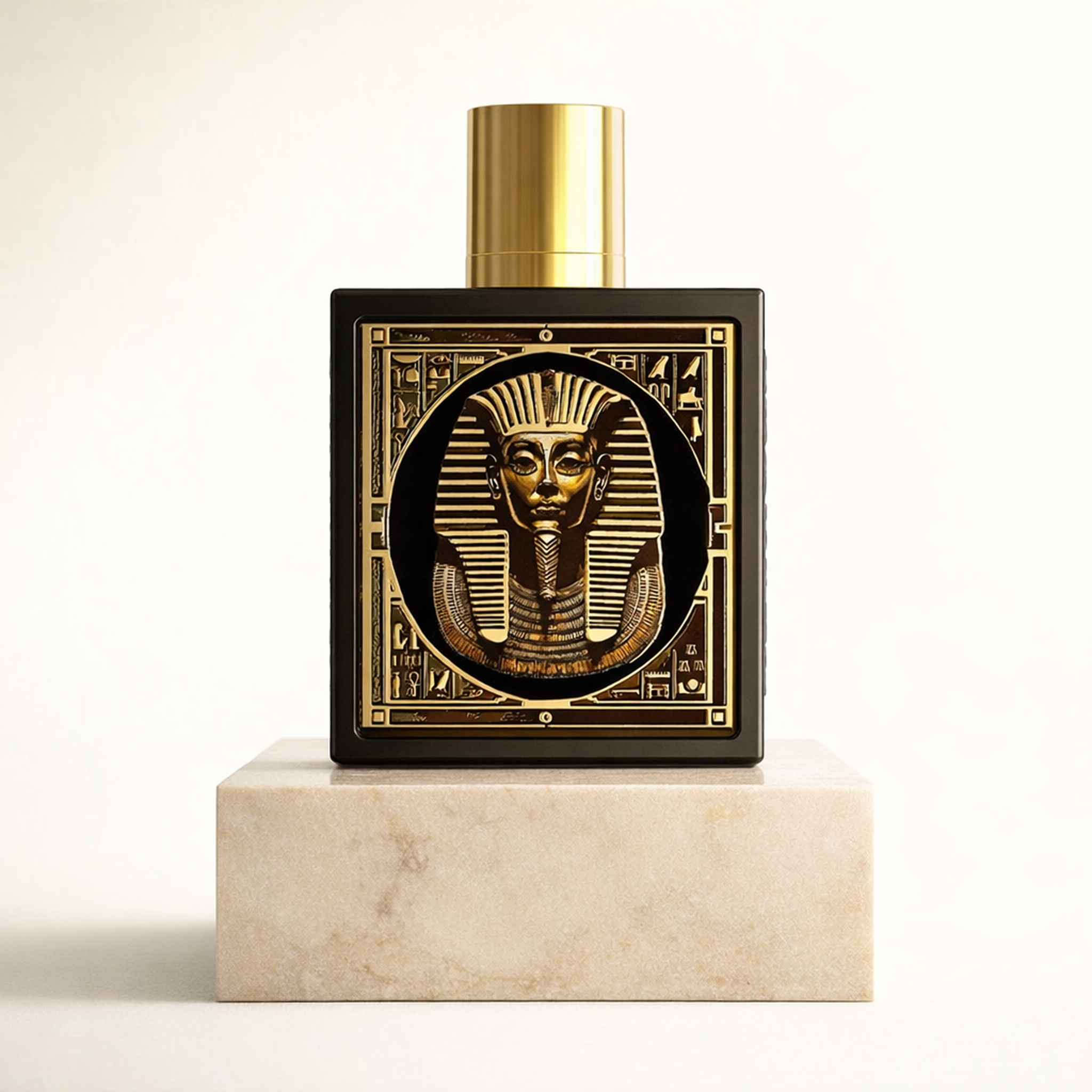 Rayhaan Pharaoh EDP upright pedestal gallery showcase
