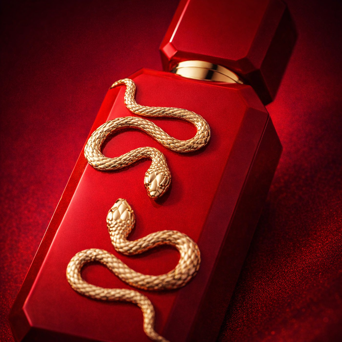 French Avenue Veneno Scarlet Extrait de Parfum generated macro image