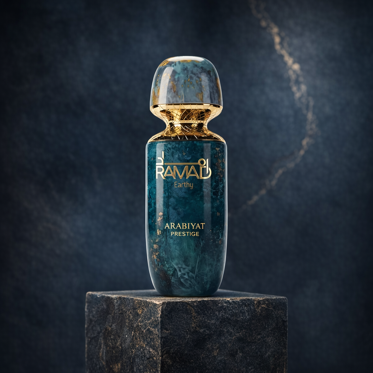Arabiyat Prestige Ramad Earthy Extrait de Parfum generated pedestal image