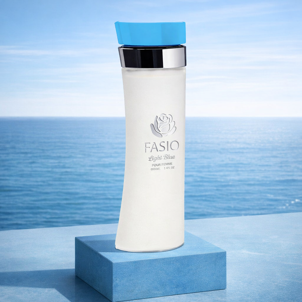 Emper Fasio Light Blue EDP For Women generated pedestal image