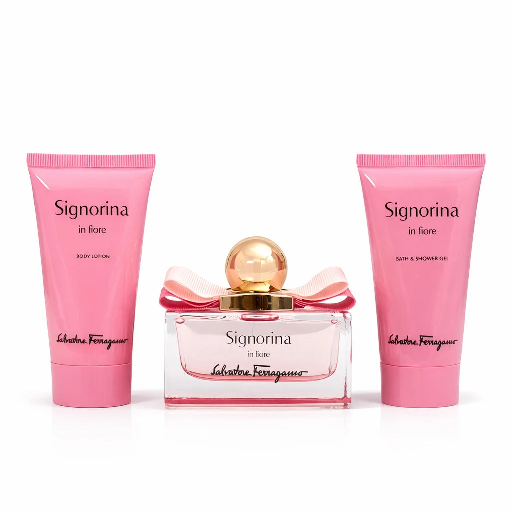 Salvatore Ferragamo Signorina In Fiore EDT Travel Gift Set For Women OpenAI studio hero