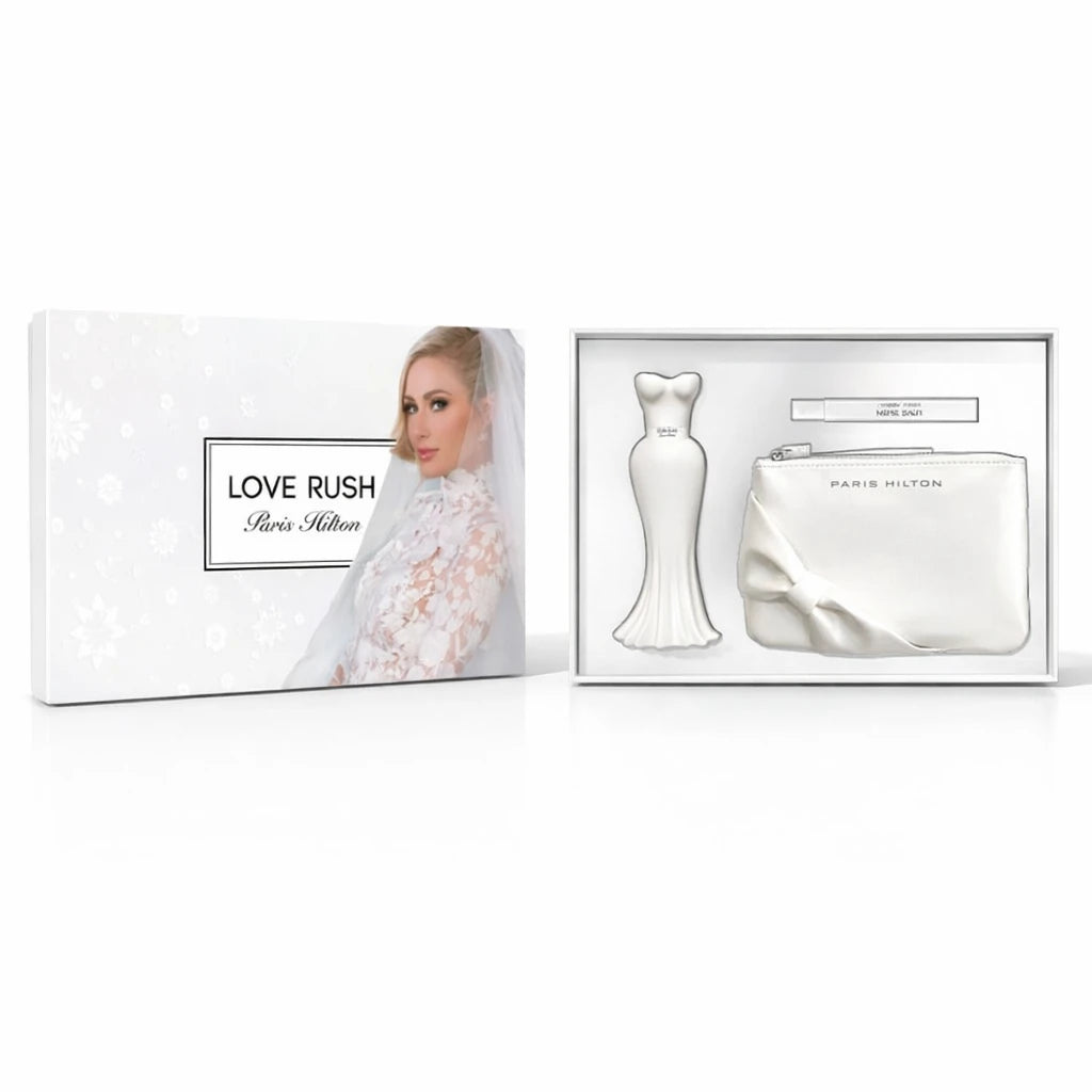 Paris Hilton Love Rush EDP & Pouch Collection OpenAI studio hero