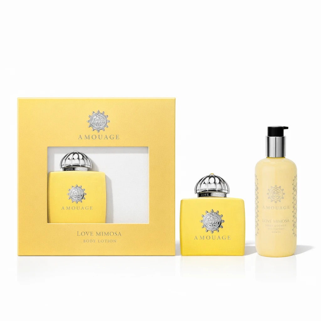 Amouage Love Mimosa EDP Gift Set for Her standardized gift set hero image