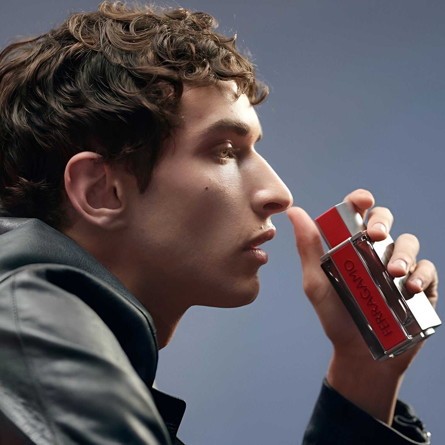 Salvatore Ferragamo Red Leather EDP Set for Men | My Perfume Shop