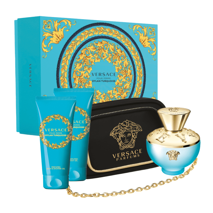 Versace Dylan Turquoise Pour Femme EDT Deluxe Gift Set | My Perfume Shop Australia