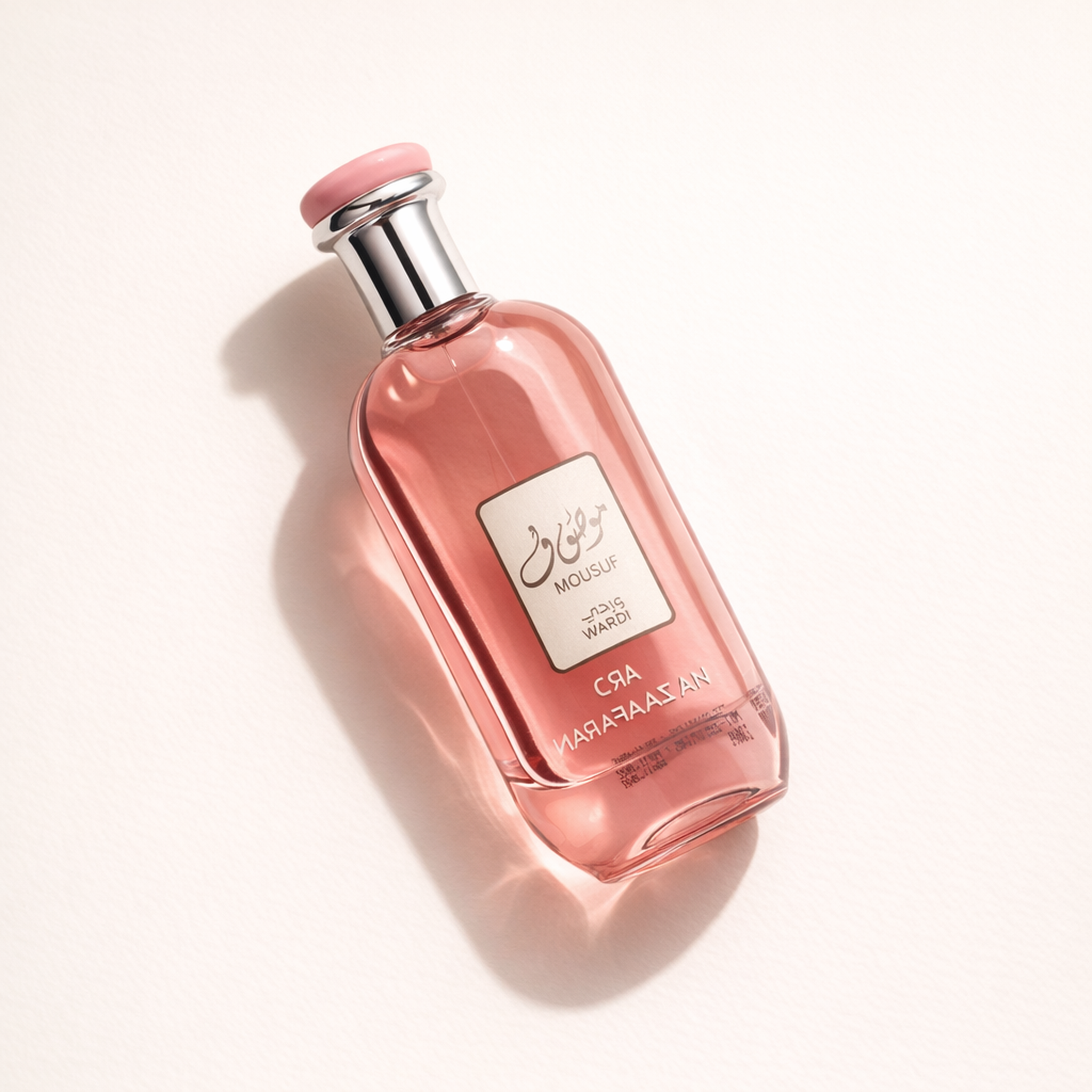 Ard Al Zaafaran Mousuf Wardi EDP For Women angled still-life gallery showcase