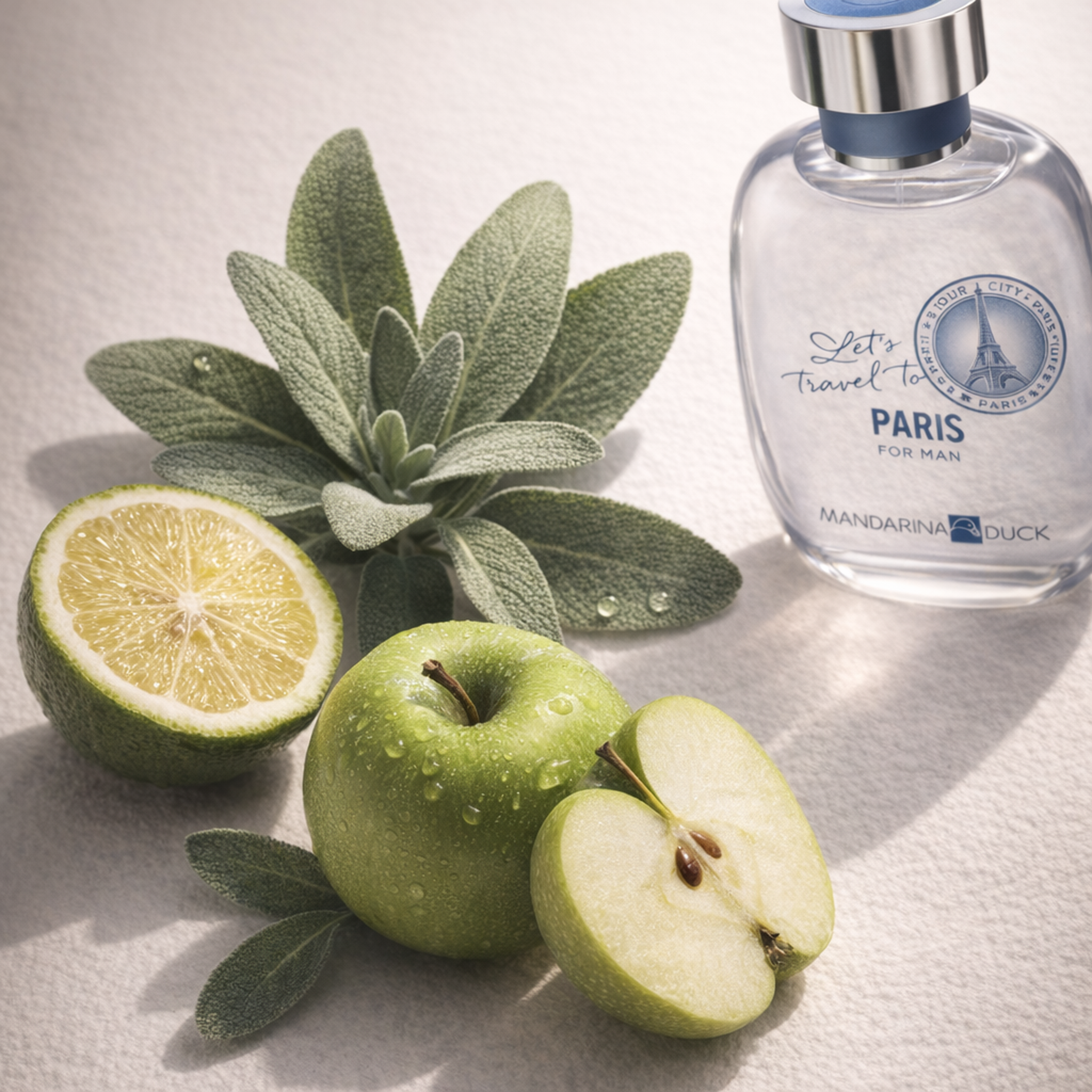 Mandarina Duck Let'S Travel To Paris For Man EDT For Men fragrance notes image