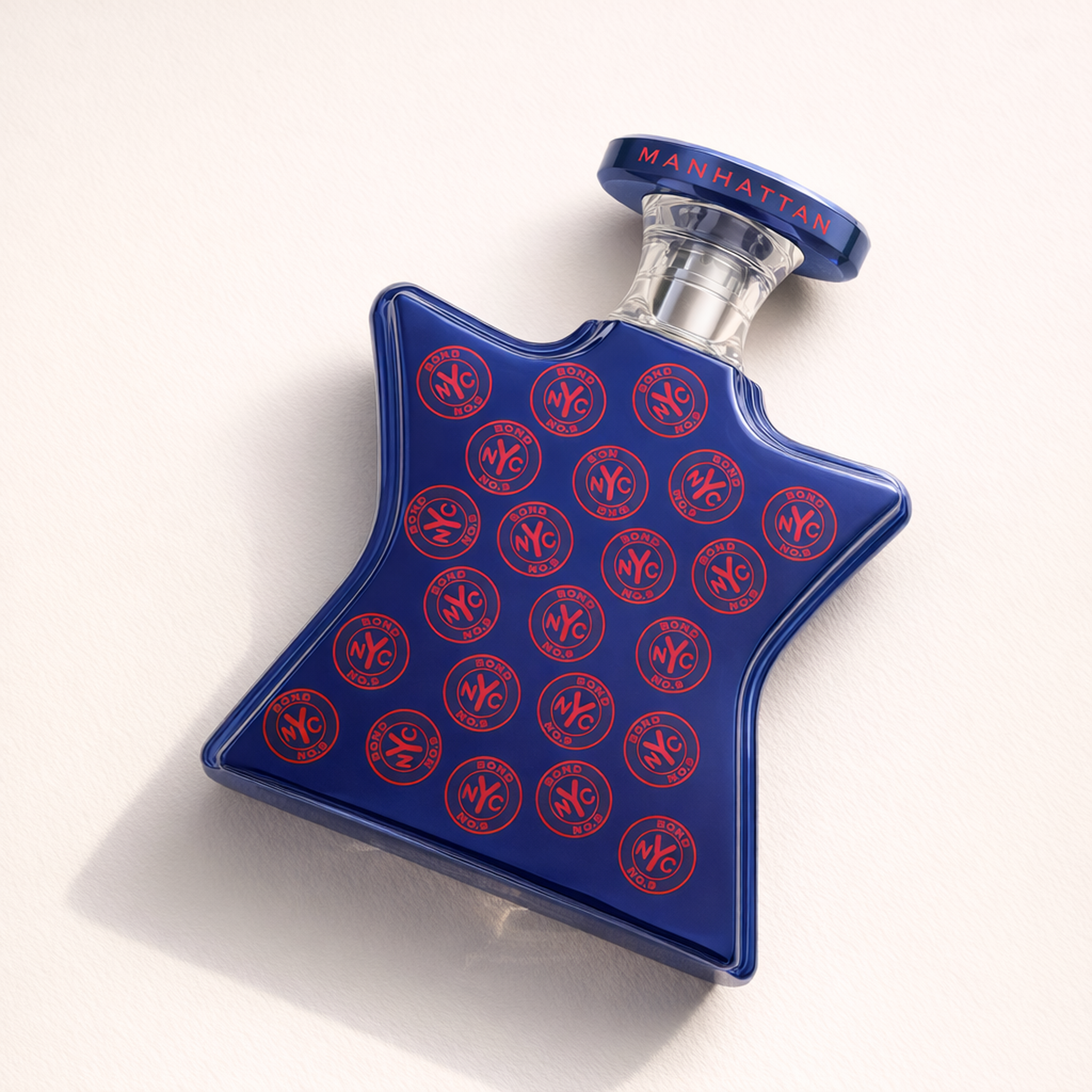 Bond No.9 New York Manhattan EDP angled still-life gallery showcase