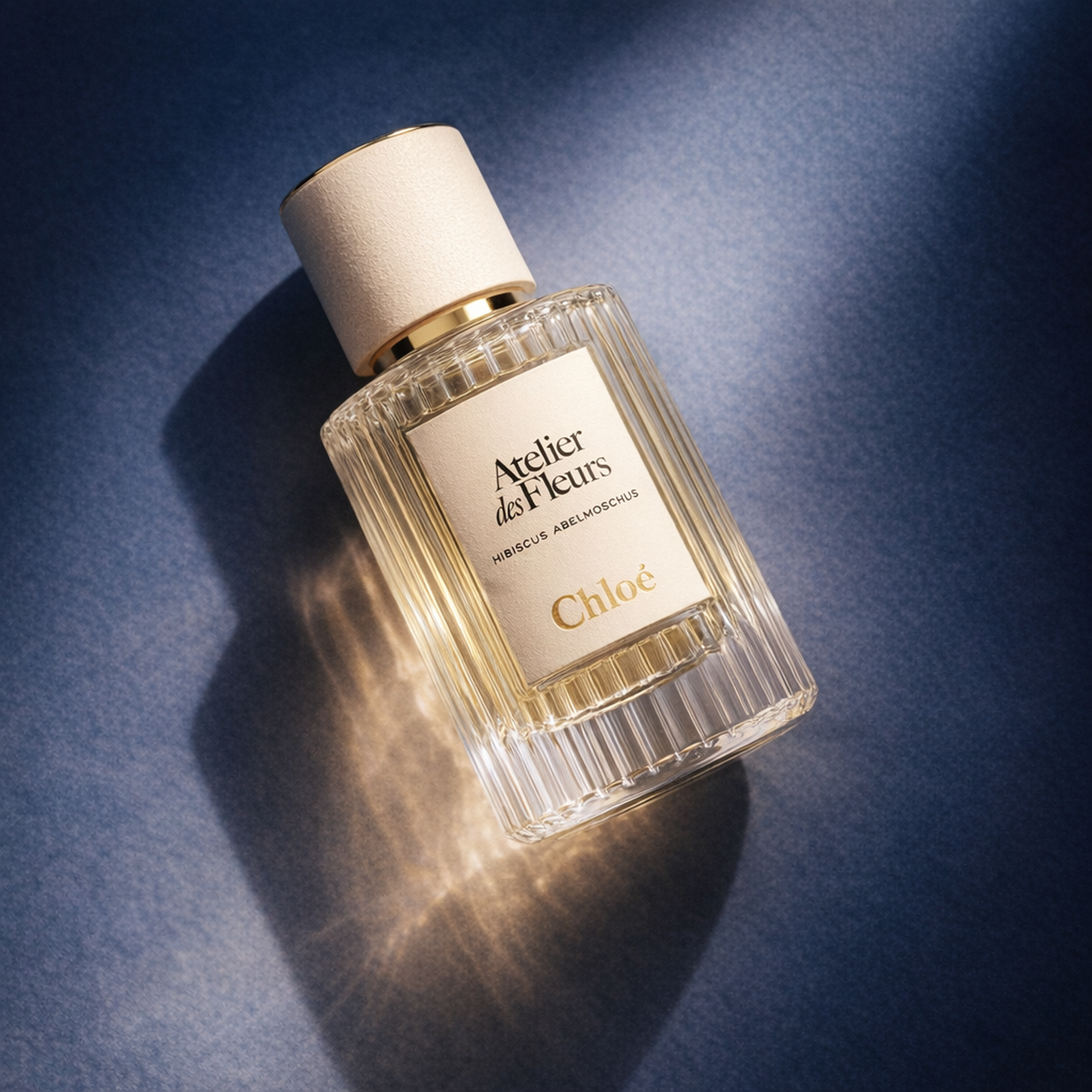 Chloe Atelier Des Fleurs Hibiscus Abelmoschus EDP angled still-life gallery showcase