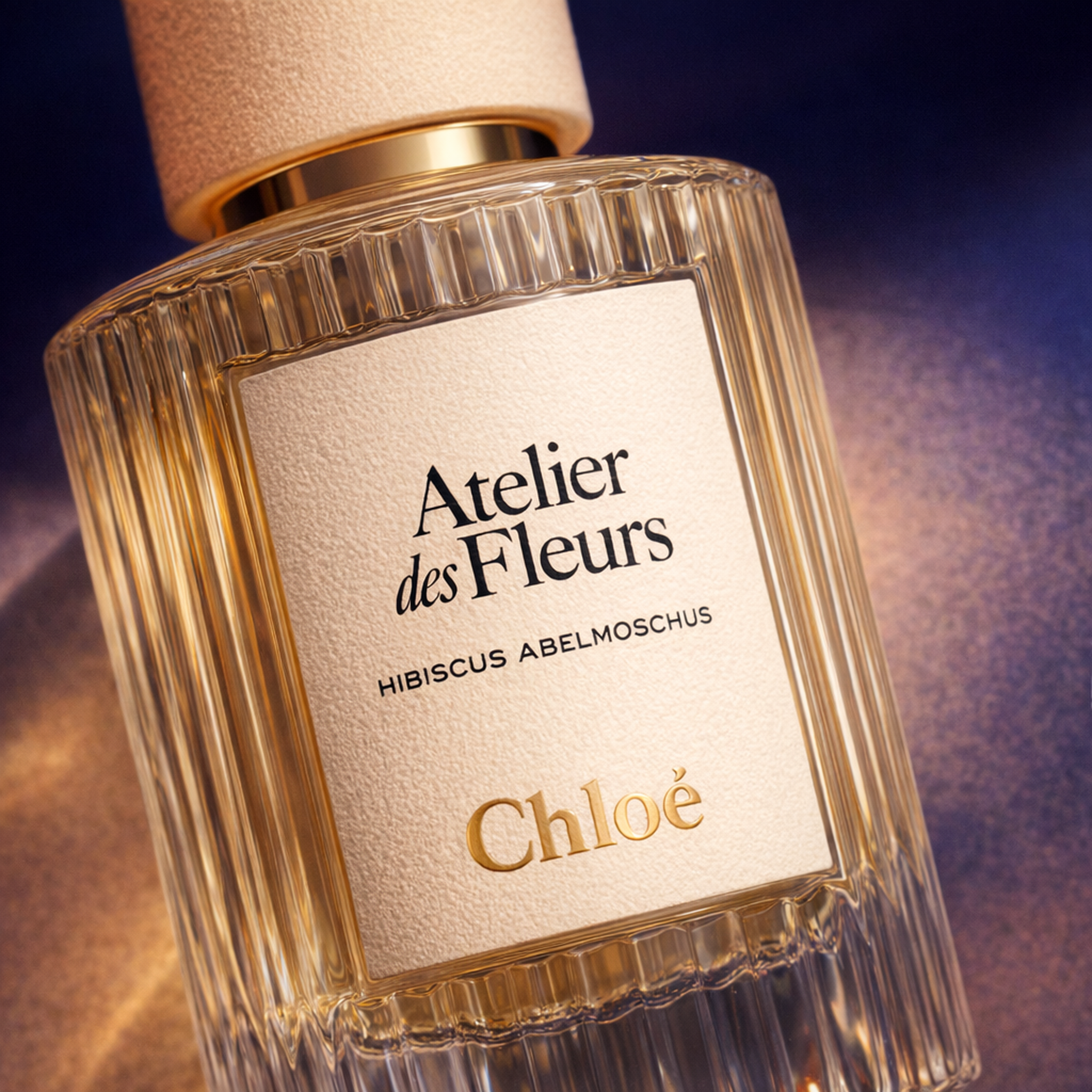 Chloe Atelier Des Fleurs Hibiscus Abelmoschus EDP macro label detail gallery showcase