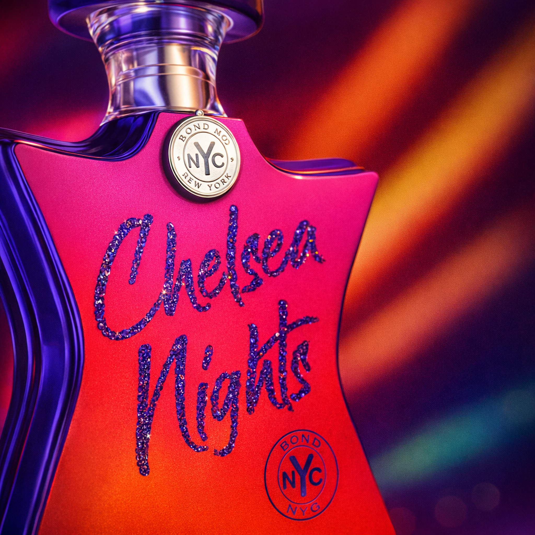 Bond No.9 New York Chelsea Nights Limited Edition Swarovski EDP macro label detail gallery showcase