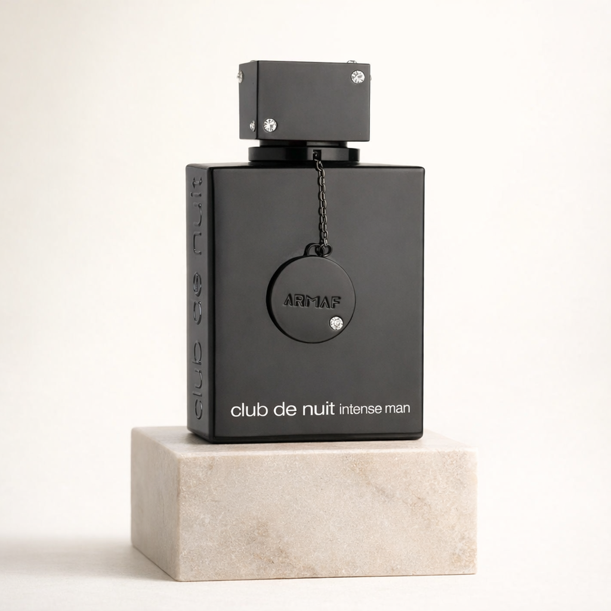 Armaf Club de Nuit Man EDP for Men upright pedestal gallery showcase