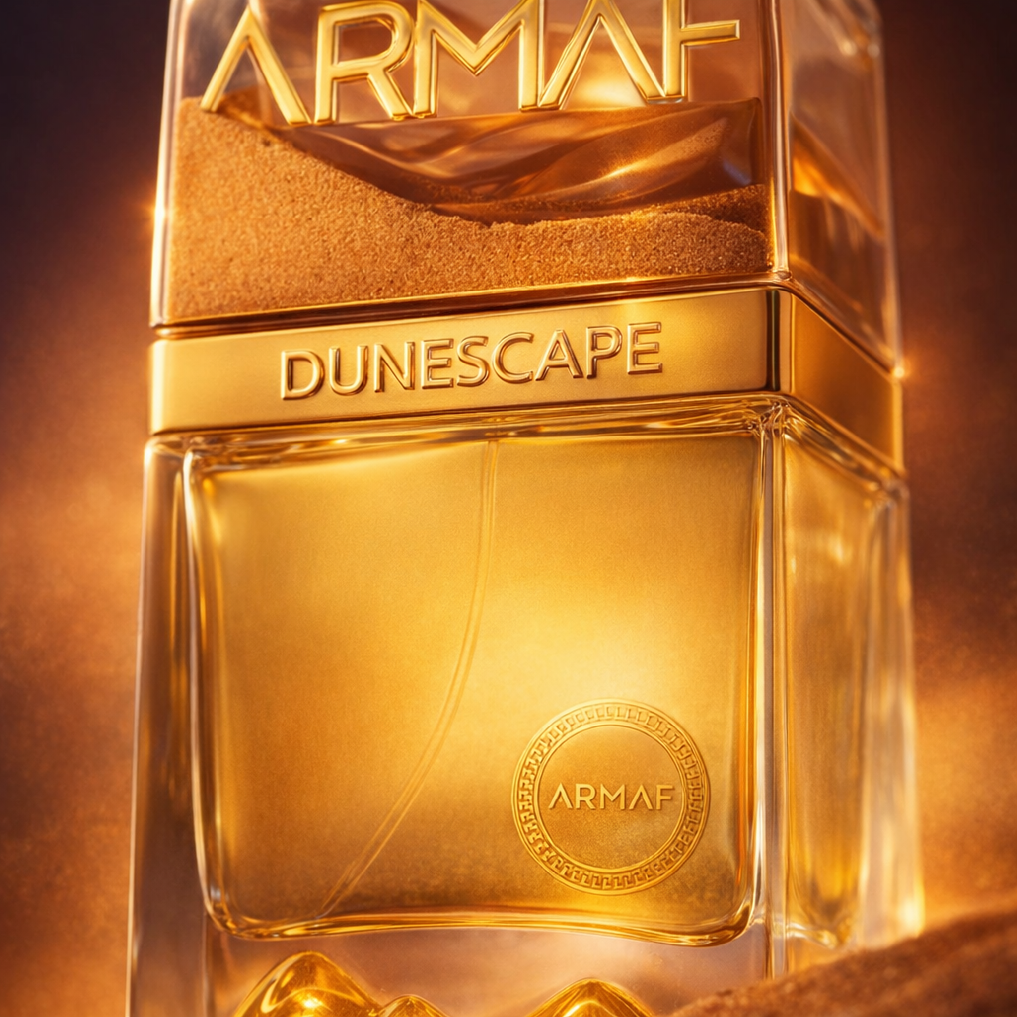 Armaf Dunescape Dubai Extrait de Parfum macro label detail gallery showcase