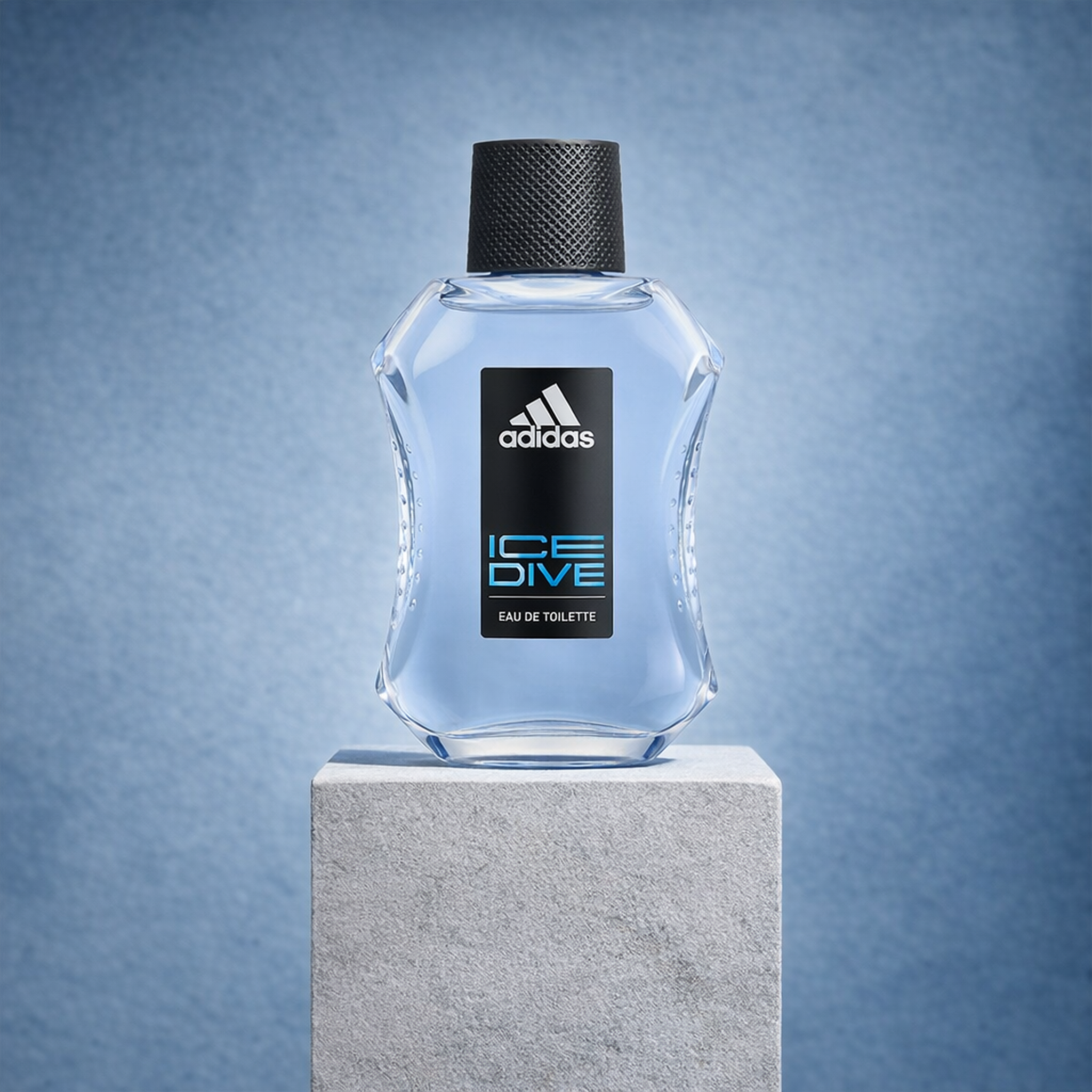Adidas Ice Dive EDT for Men upright pedestal gallery showcase