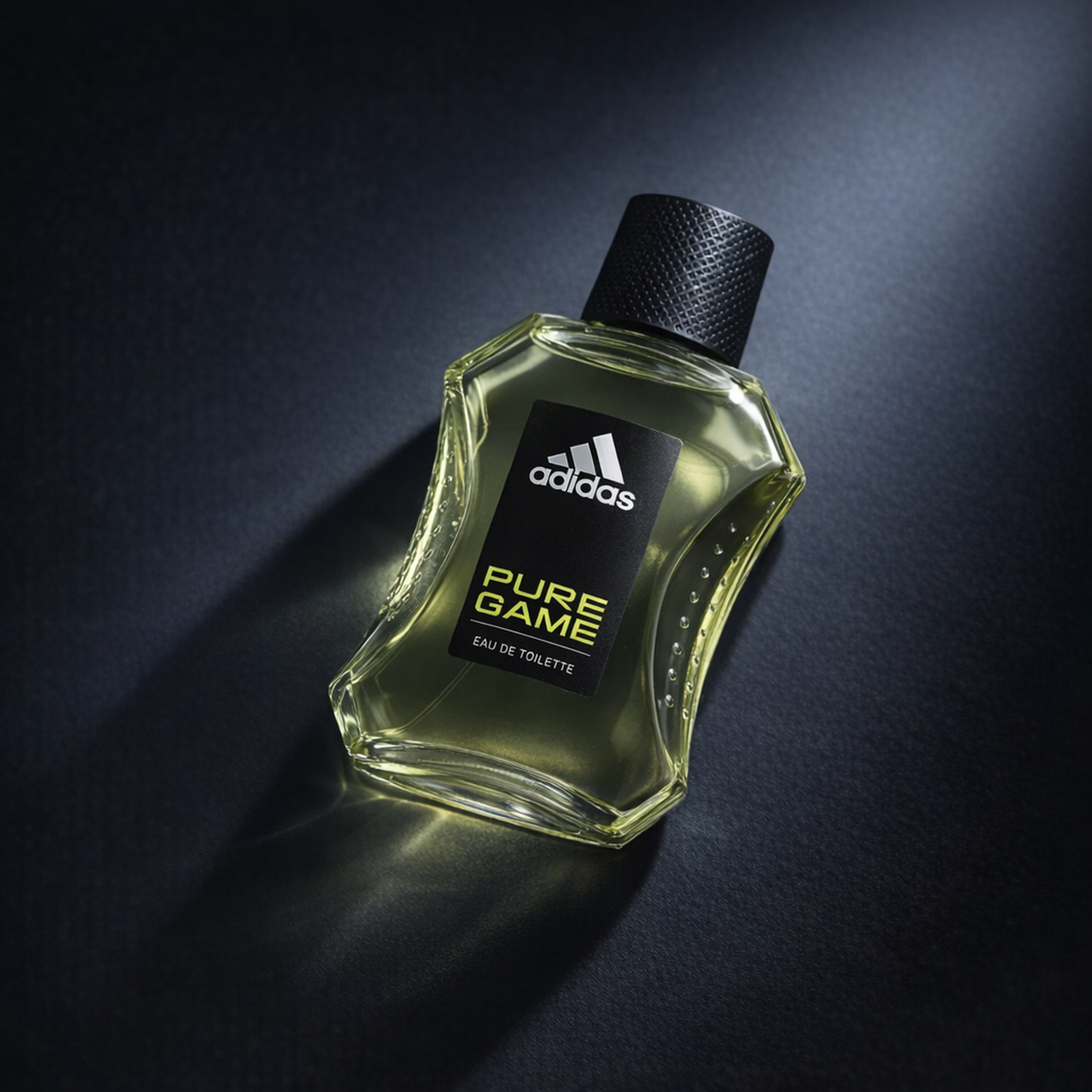 Adidas Pure Game EDT for Men angled still-life gallery showcase