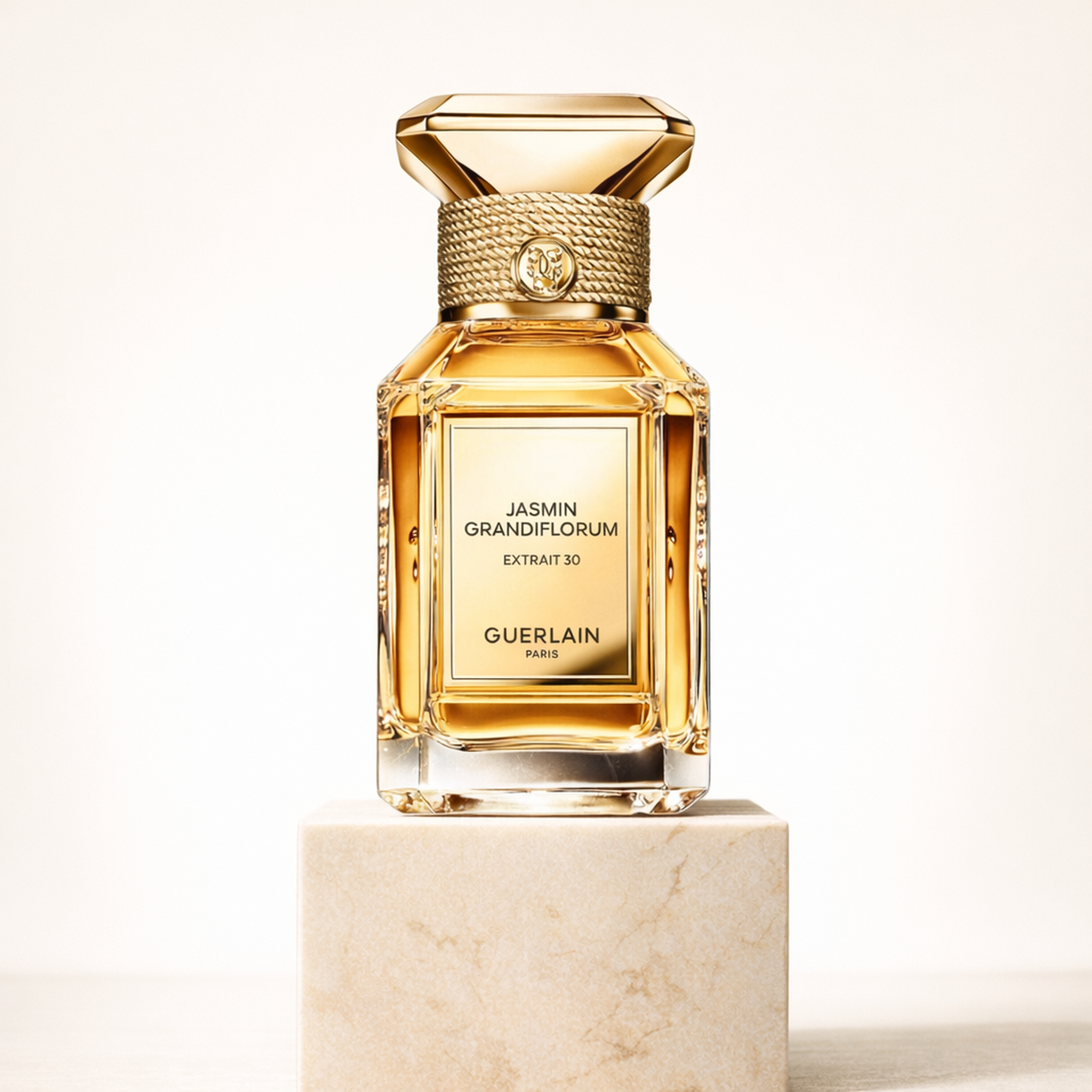 Guerlain L'art & la Matiere Jasmine Grandiflorum Extrait 30 Parfum upright pedestal gallery showcase