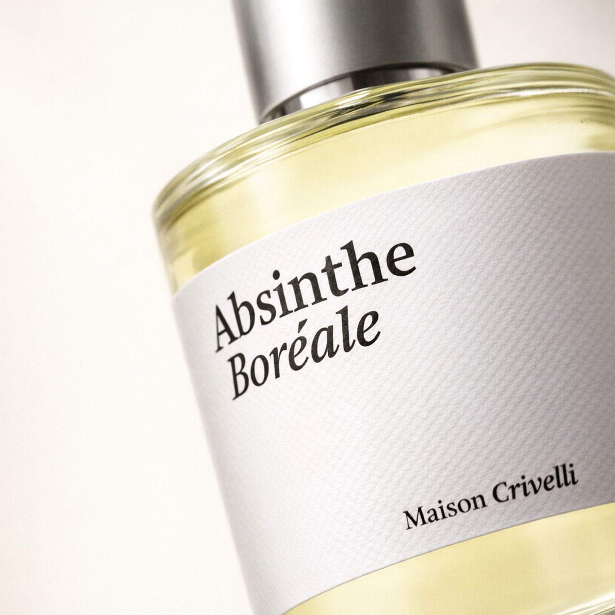 Maison Crivelli Absinthe Boreale EDP macro label detail gallery showcase