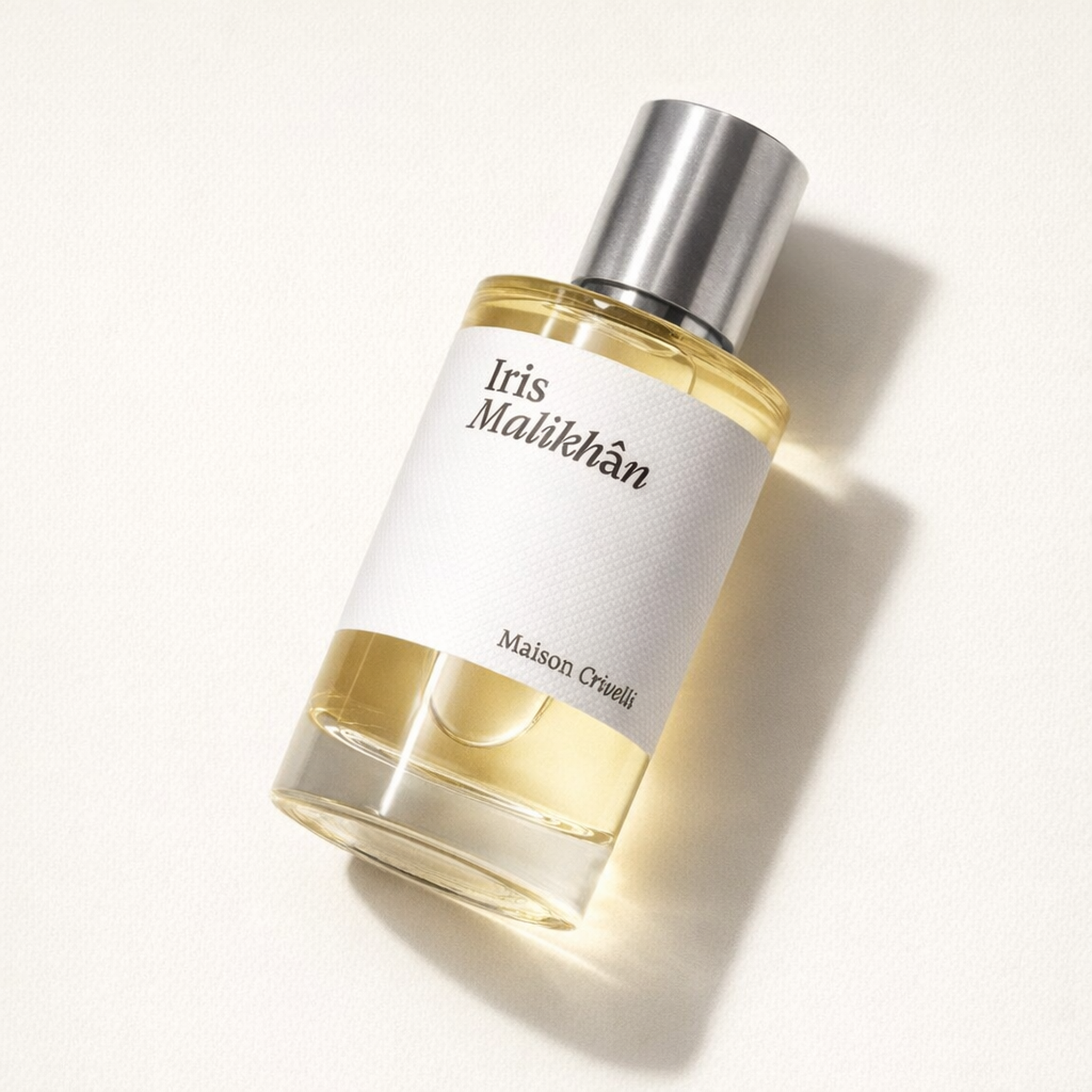 Maison Crivelli Iris Malikhan EDP angled still-life gallery showcase